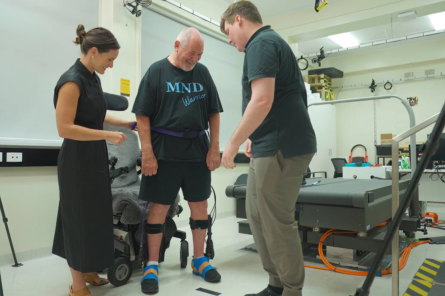 UQ Trials Wearable Robotic Exoskeleton to Assist Walking for People with MND