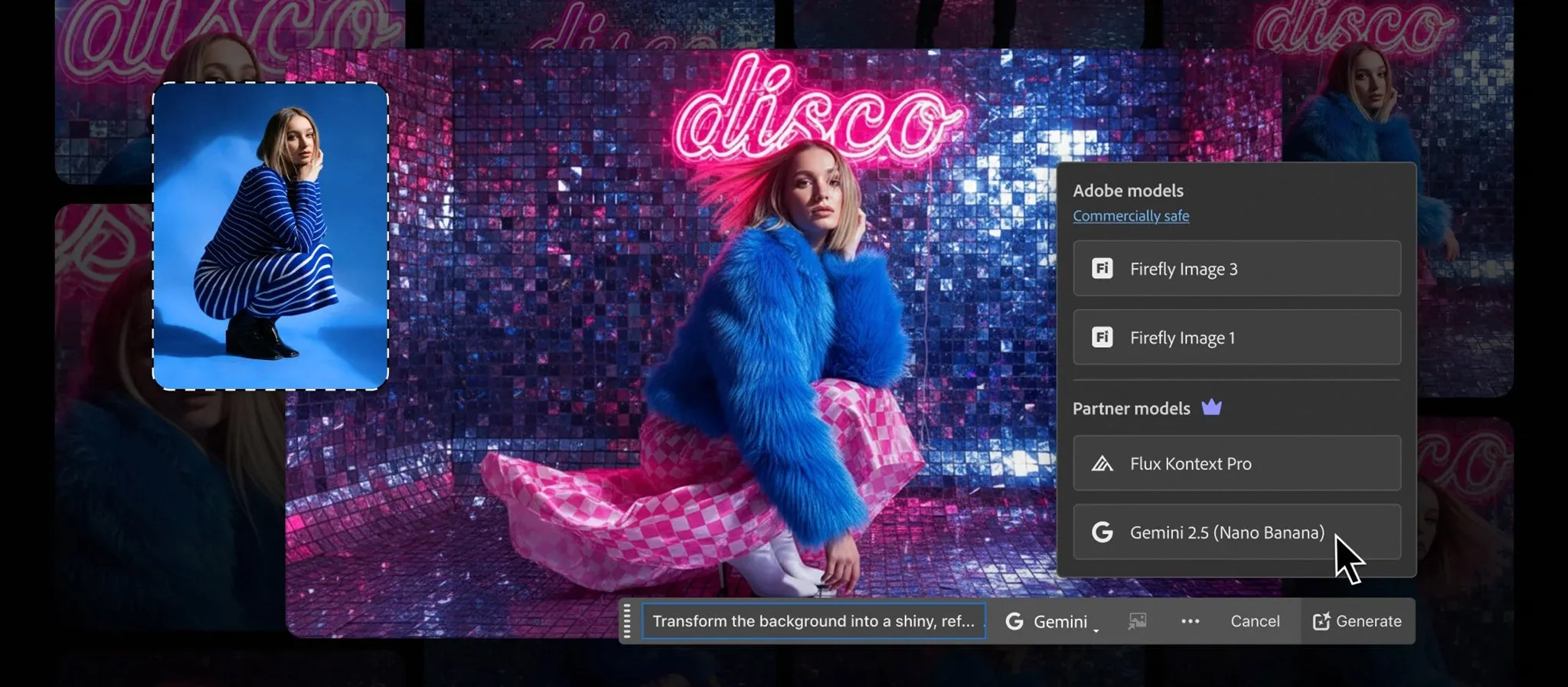 Adobe Adds Google’s Gemini 2.5 Flash Image to Photoshop, Expanding Generative Fill Options