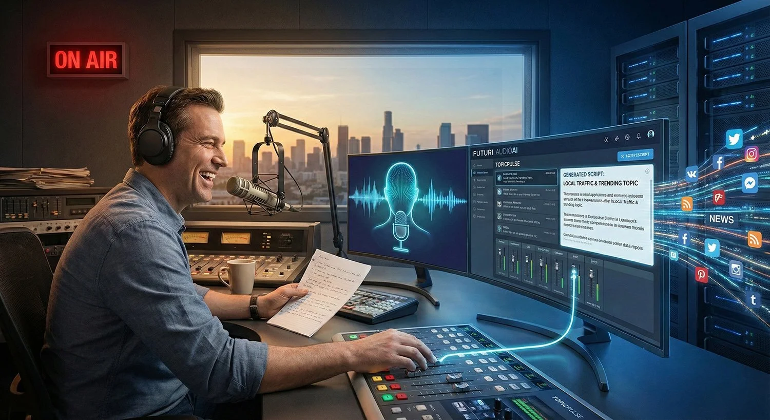 AI in Radio: 12.3 Million Listeners and the Rise of 24/7 Synthetic Hosts