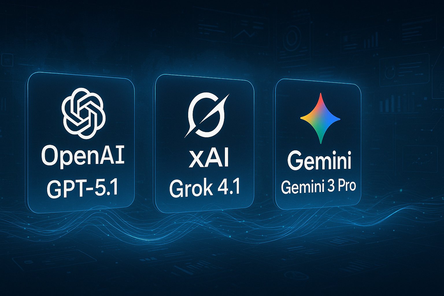 AI Giants Release 3 Major Upgrades in One Week: GPT-5.1, Grok 4.1 and Gemini 3 Pro