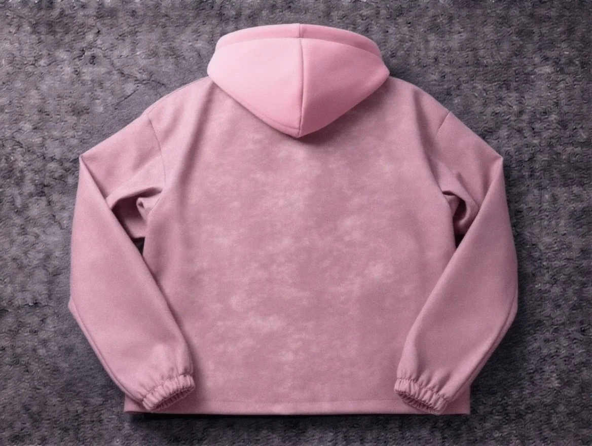 Crown Culture Vegan Leather Pink Hoodie Bomber 008.JPG