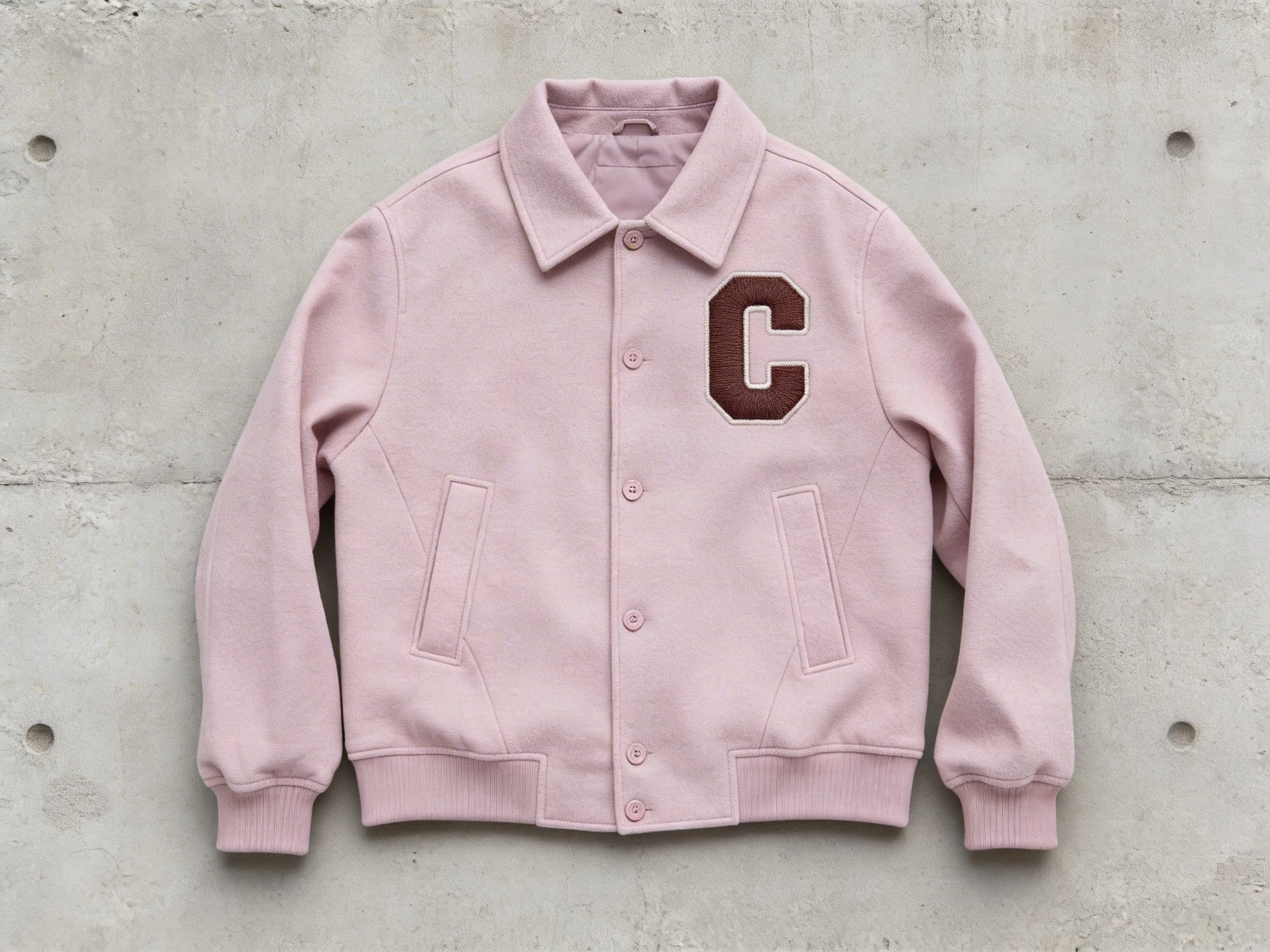 Crown Culture Mauve Blousen Wool Jacket