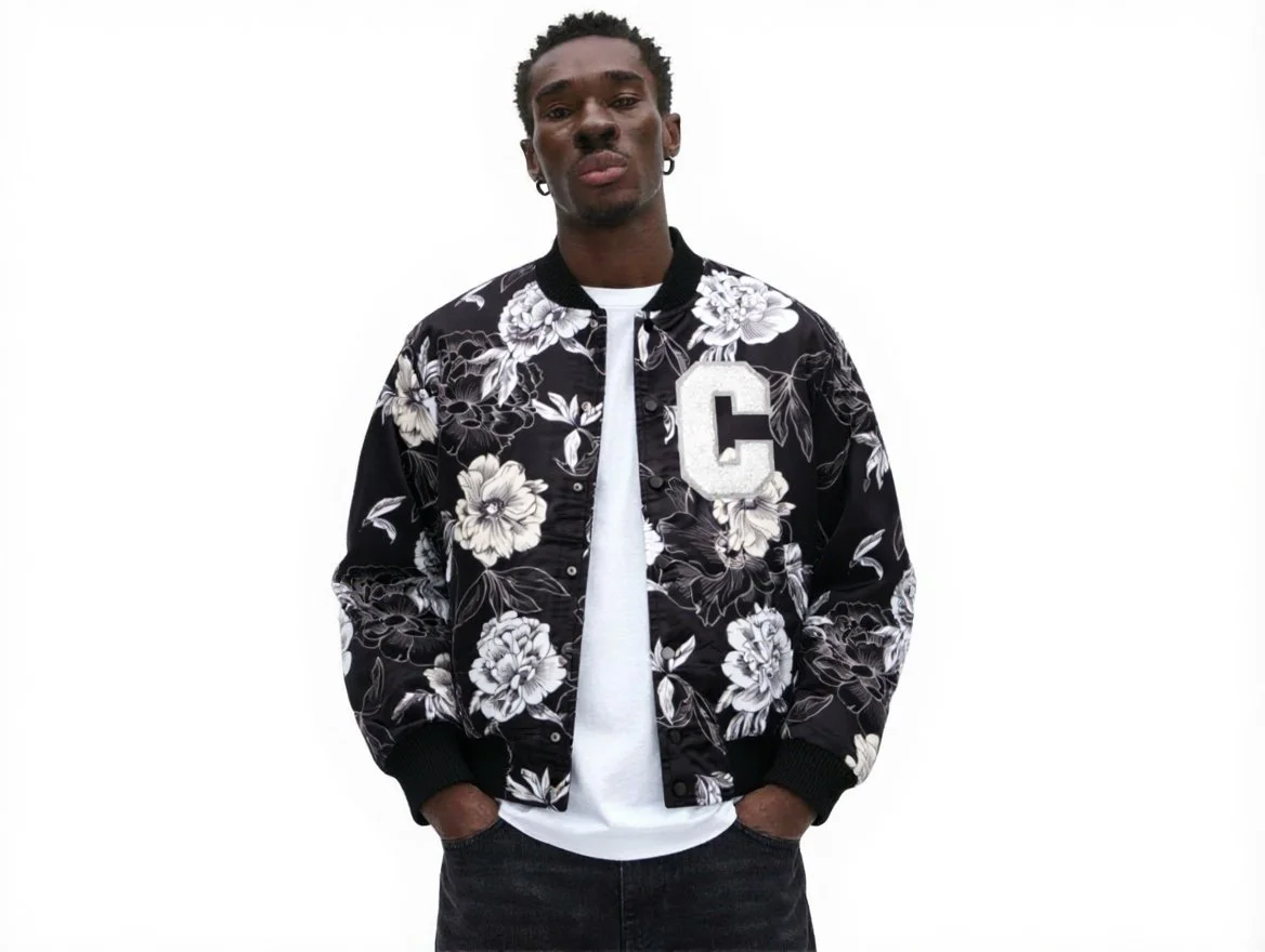 Crown Culture Floral BW Letterman Jacket 009.JPG
