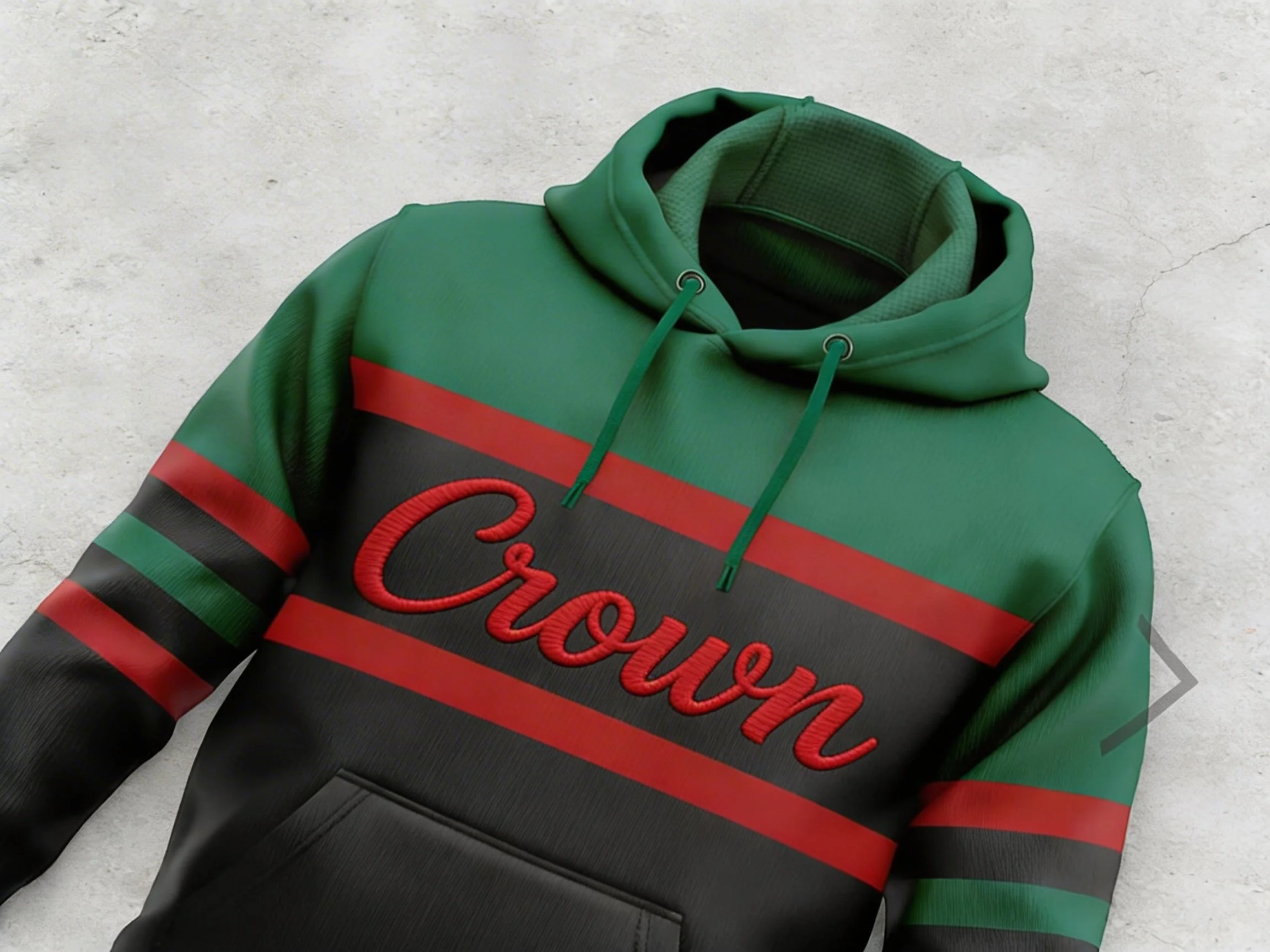 Crown Culture Regent Striped Hoodie 002.JPG