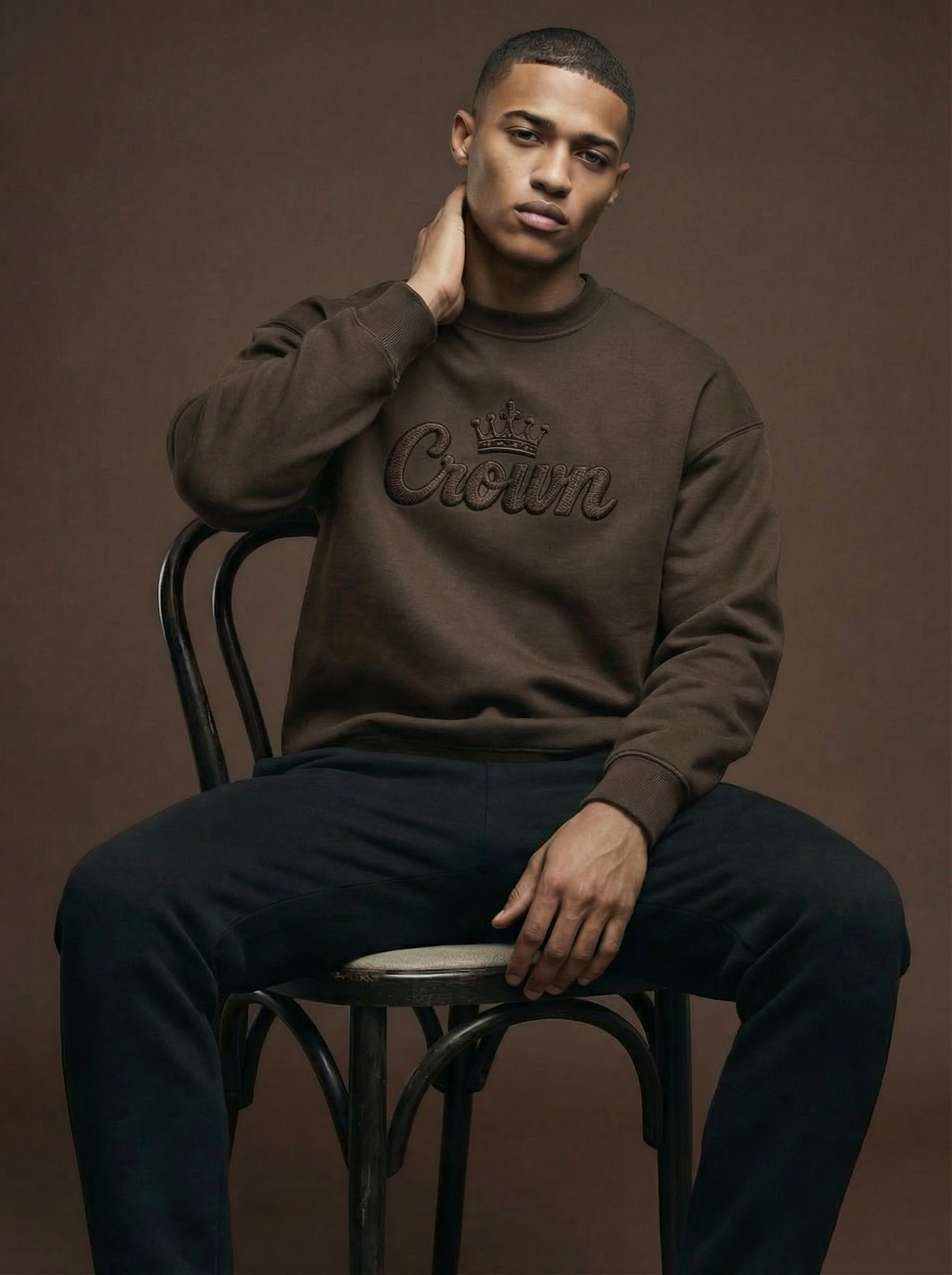 Crown Culture Essential Crewneck Sweater Mocha 007.PNG