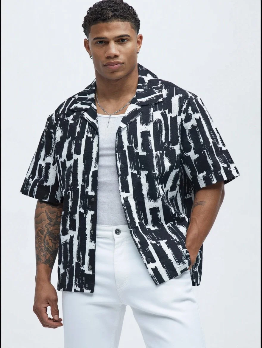 Crown Culture Cuban Seersucker Shirt 005.JPG