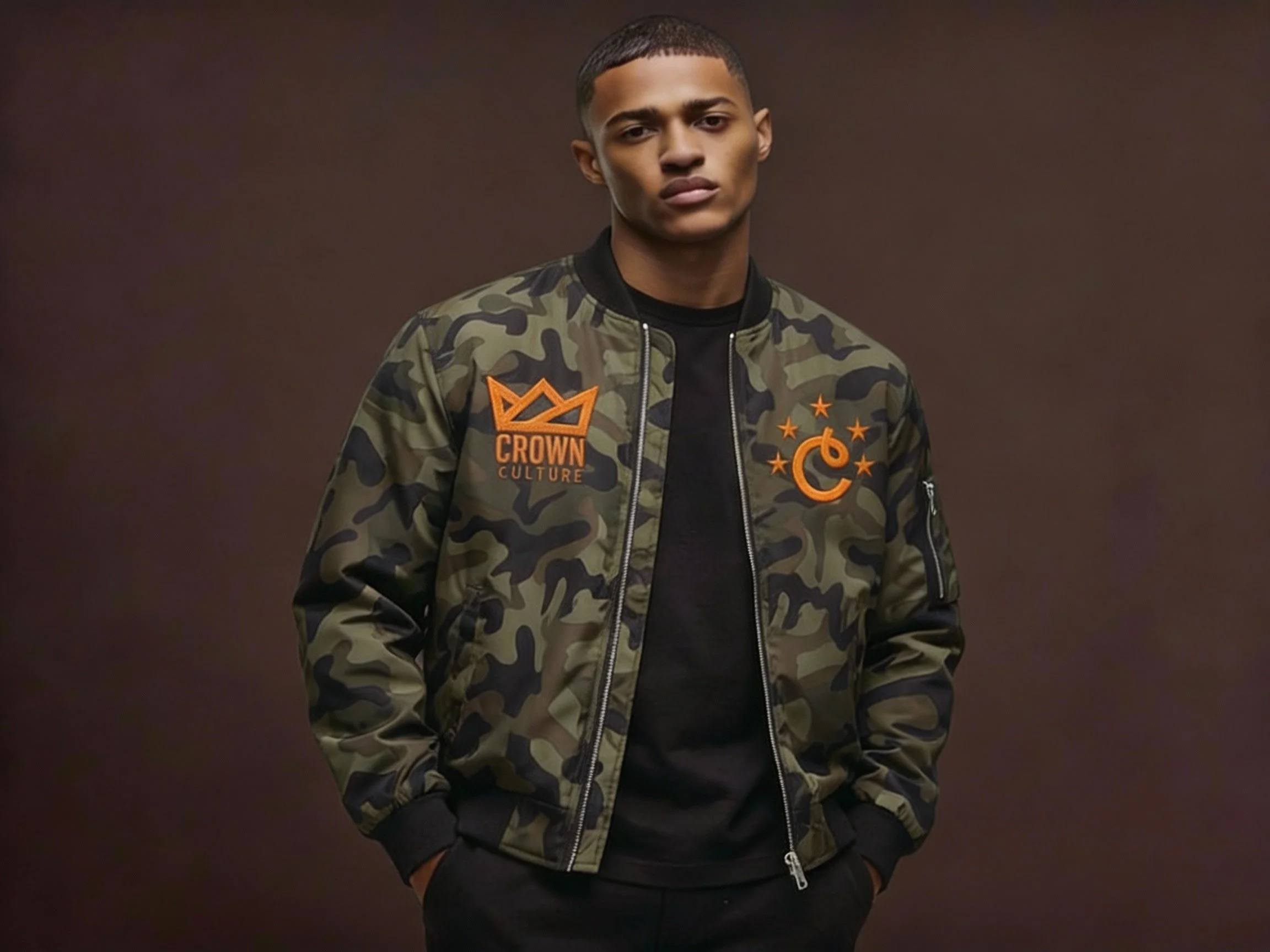 Crown Culture Army Bomber Jacket 008.JPG