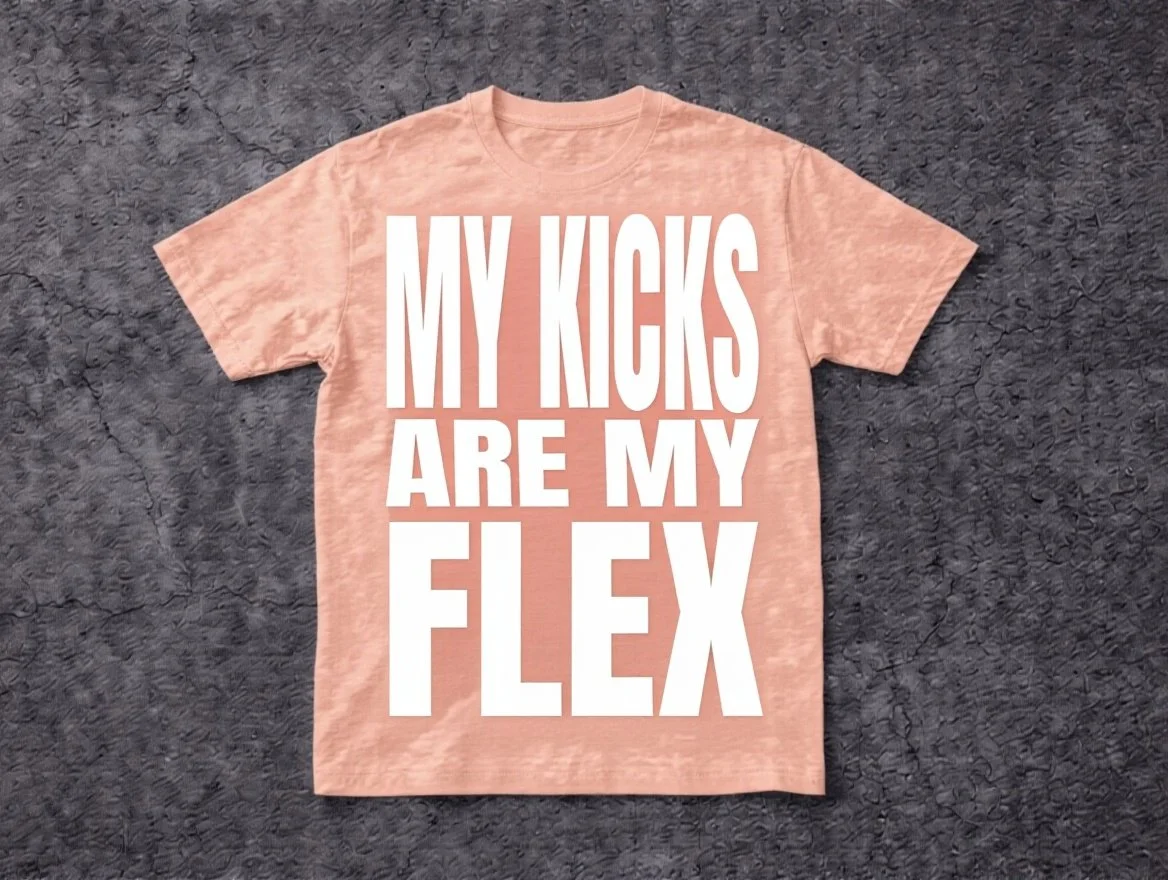 Crown Culture Kick Flex Tee (Peachie)