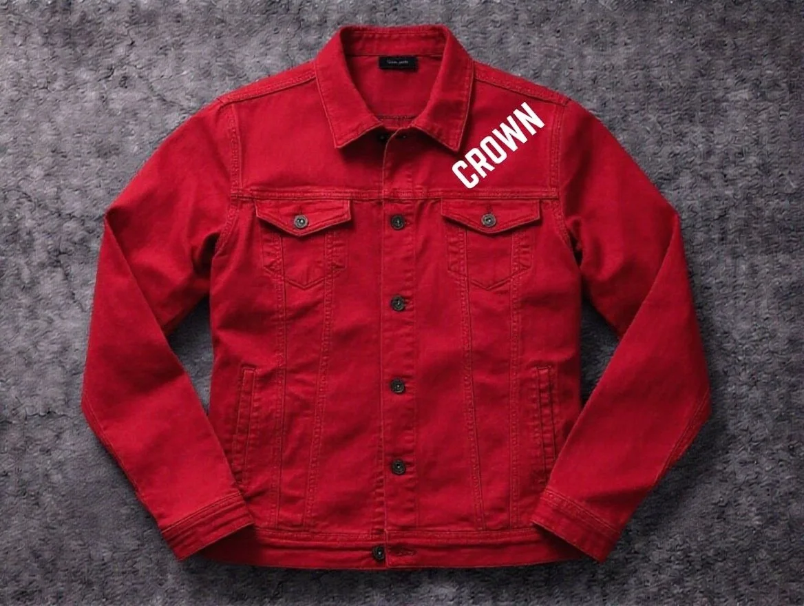 Crown Culture — Cherry Denim Jacket