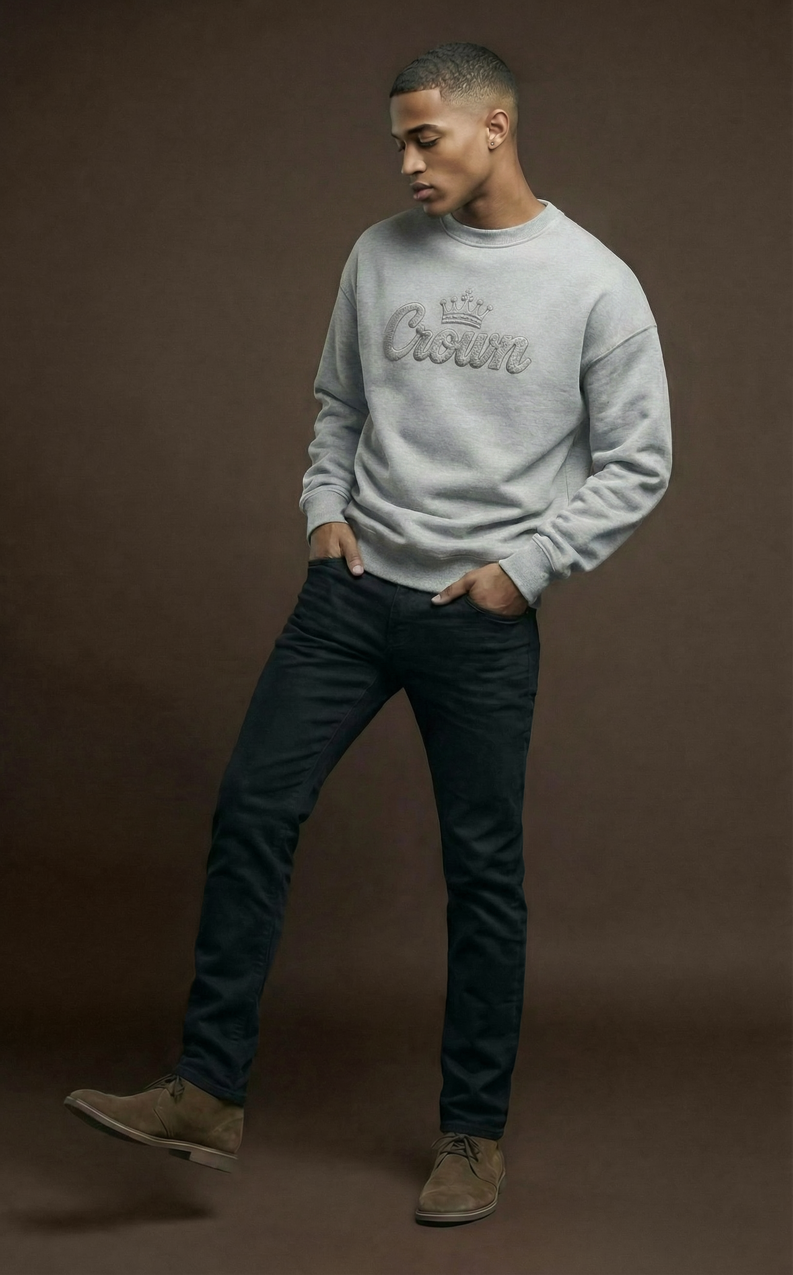 Crown Culture Essential Crewneck Sweater Cool Gray 002.PNG