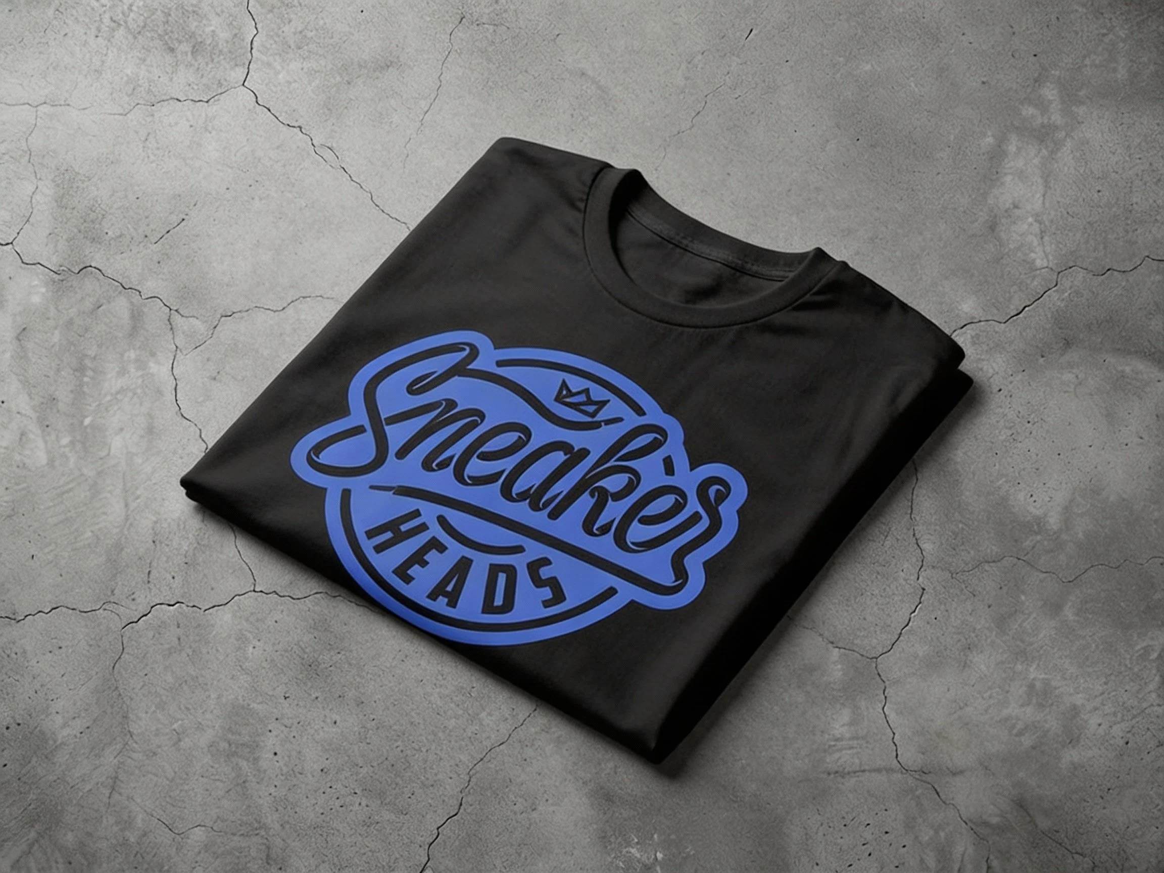 Crown Culture Sneaker Heads Black Blue 002.JPG