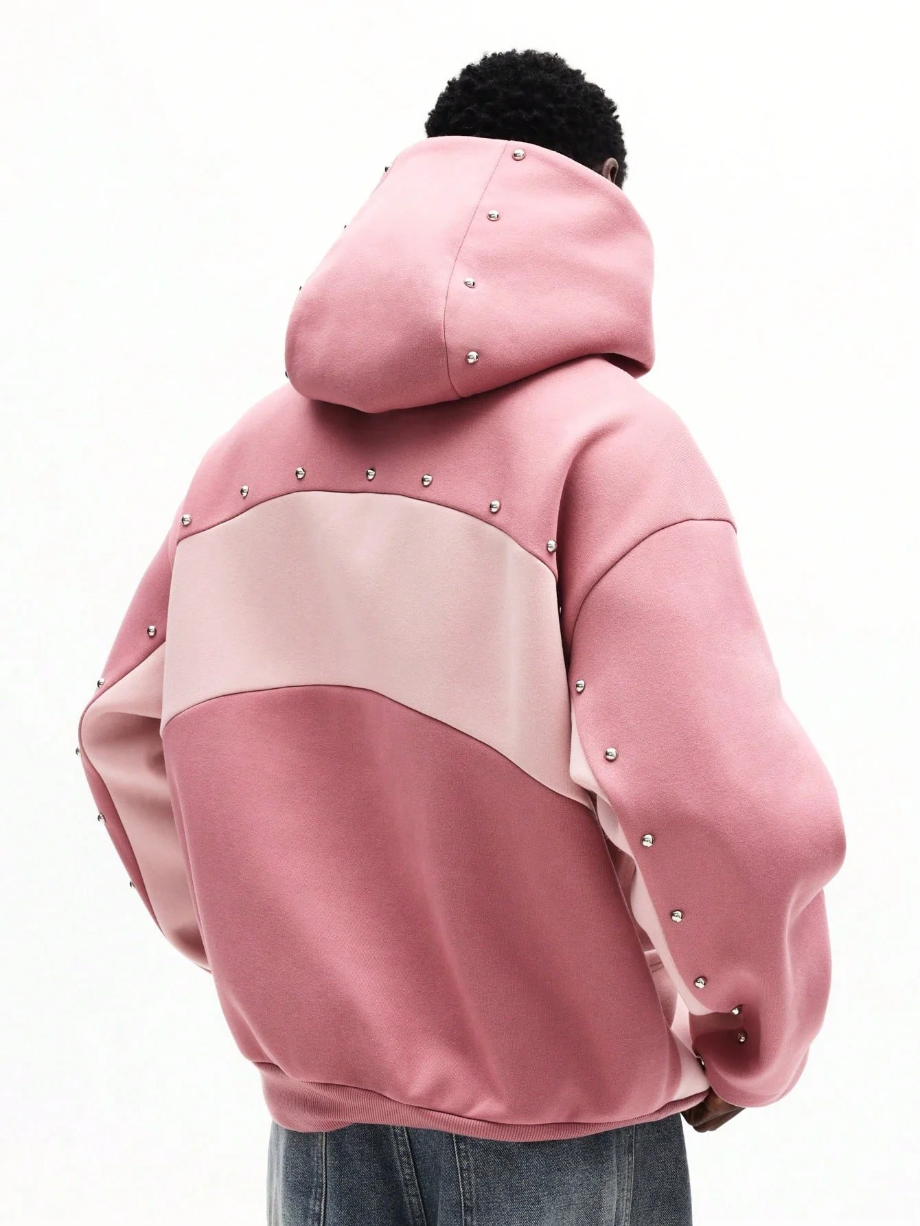 Crown Culture Studded Pink Hoodie 008.JPG