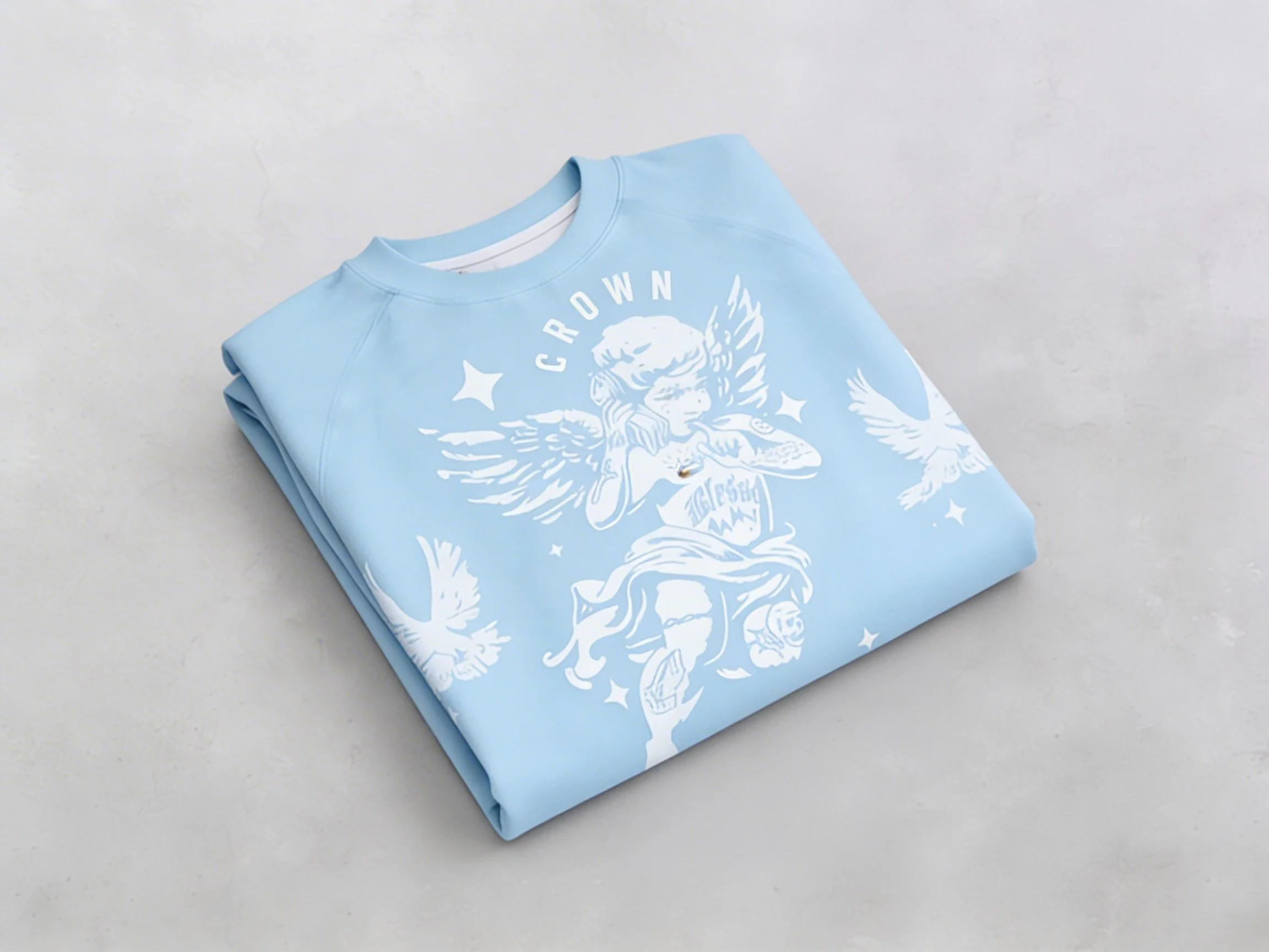 Crown Culture Baby Blue Cherub Crewneck Sweater004.JPG
