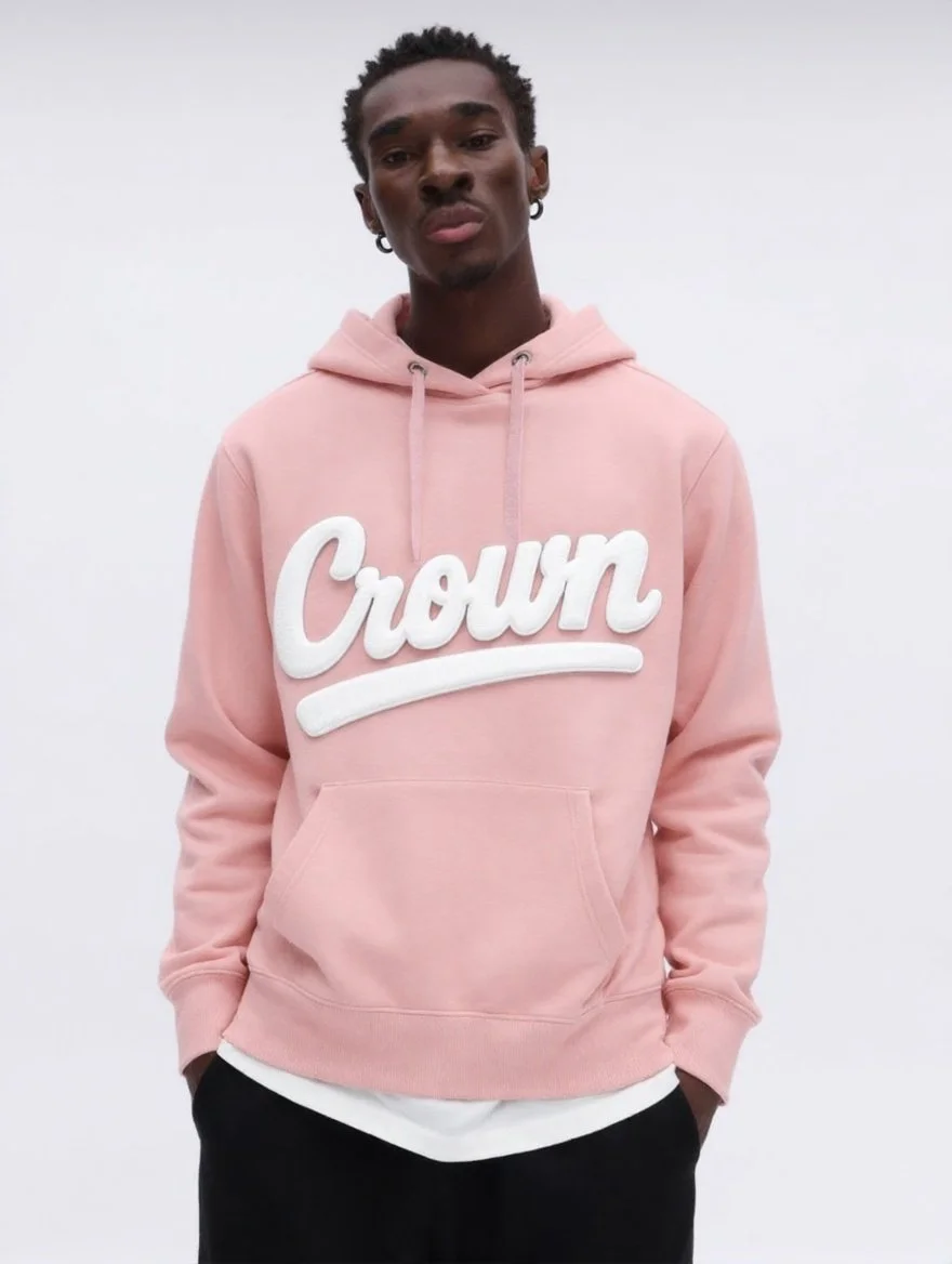 Crown Culture Essential Hoodie Peaches 011.JPG