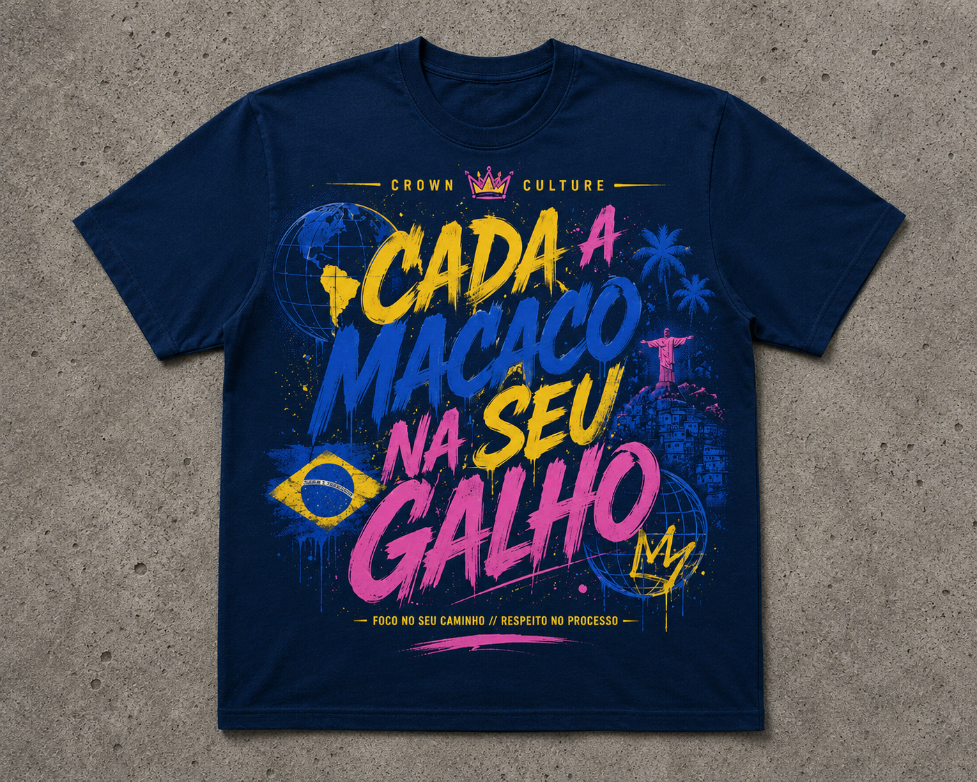 Crown Culture - Cada A Macaco No Seu Galho Tee
