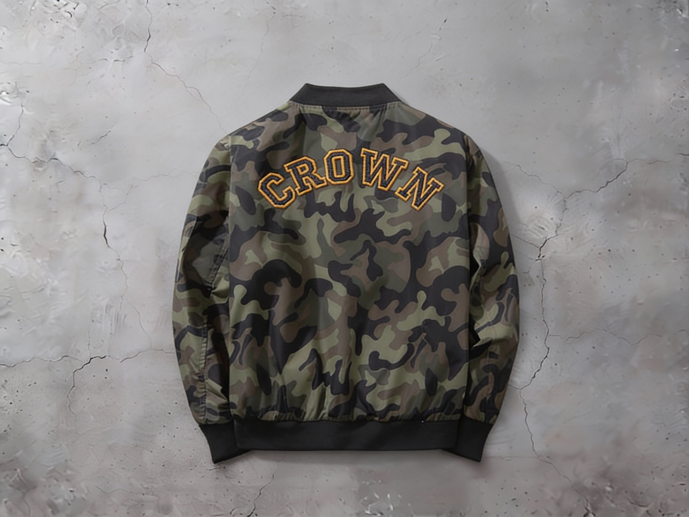 Crown Culture Army Bomber Jacket 007.JPG