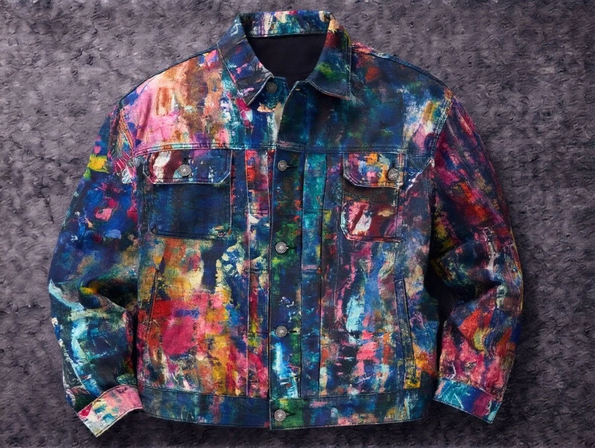 Crown Culture Wet Canvas Denim Jacket