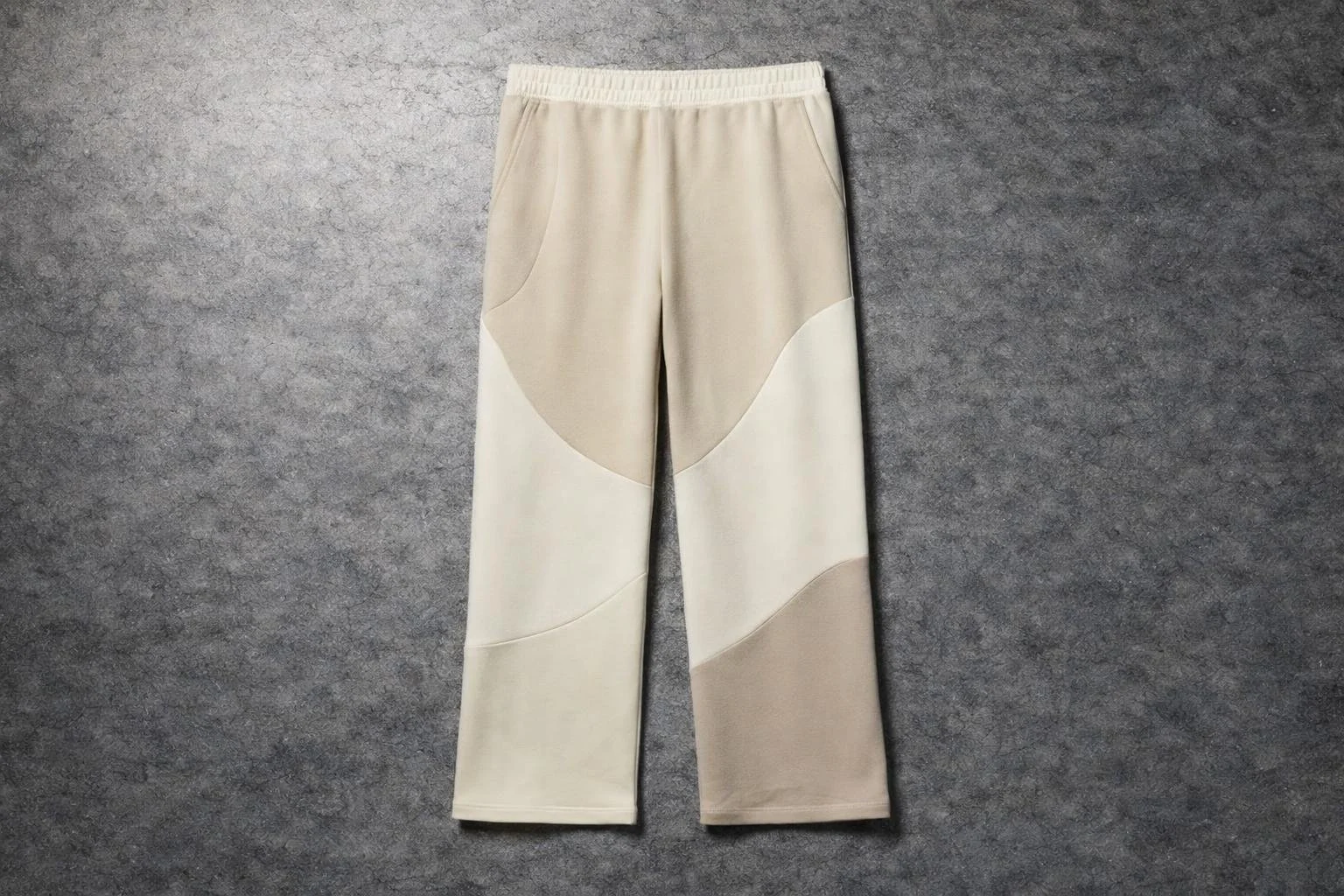 Crown Culture Swerve Taupe Oversized Sweatpants