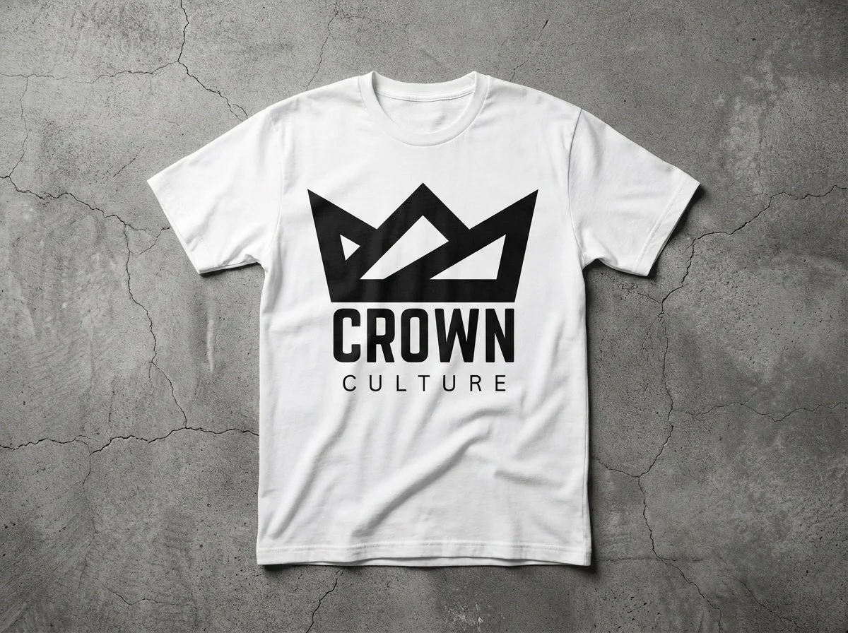 Crown Culture Essential White Tee