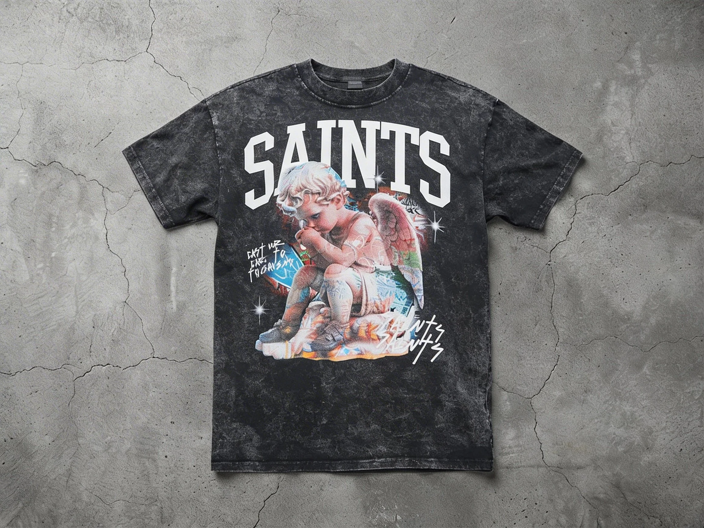 Crown Culture Saints Grapic Tee