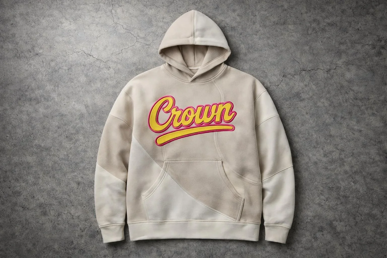 Crown Culture Taupe Swerve Hoodie