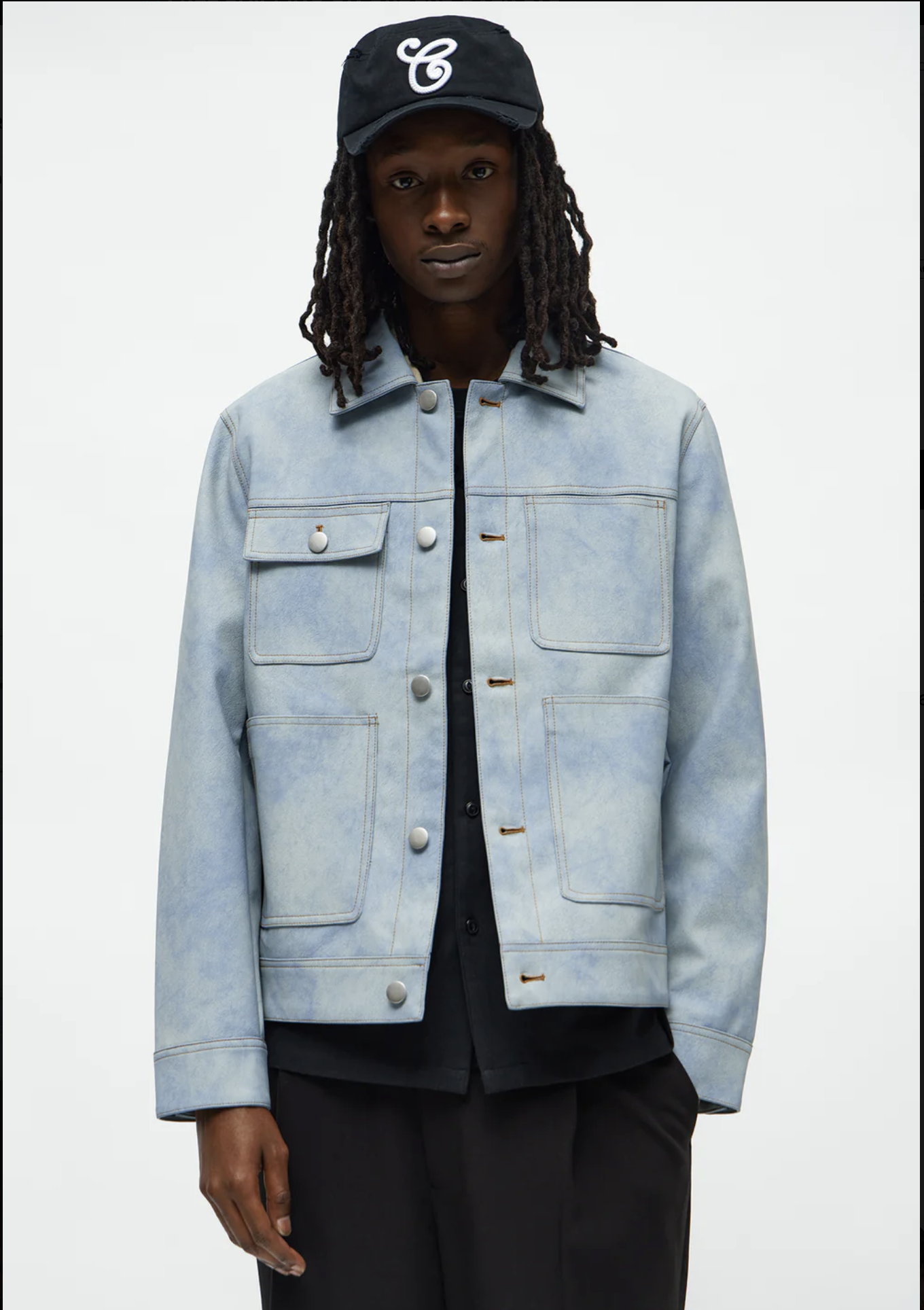 Crown Culture Denim Toned Vegan Leather Jacket011.PNG