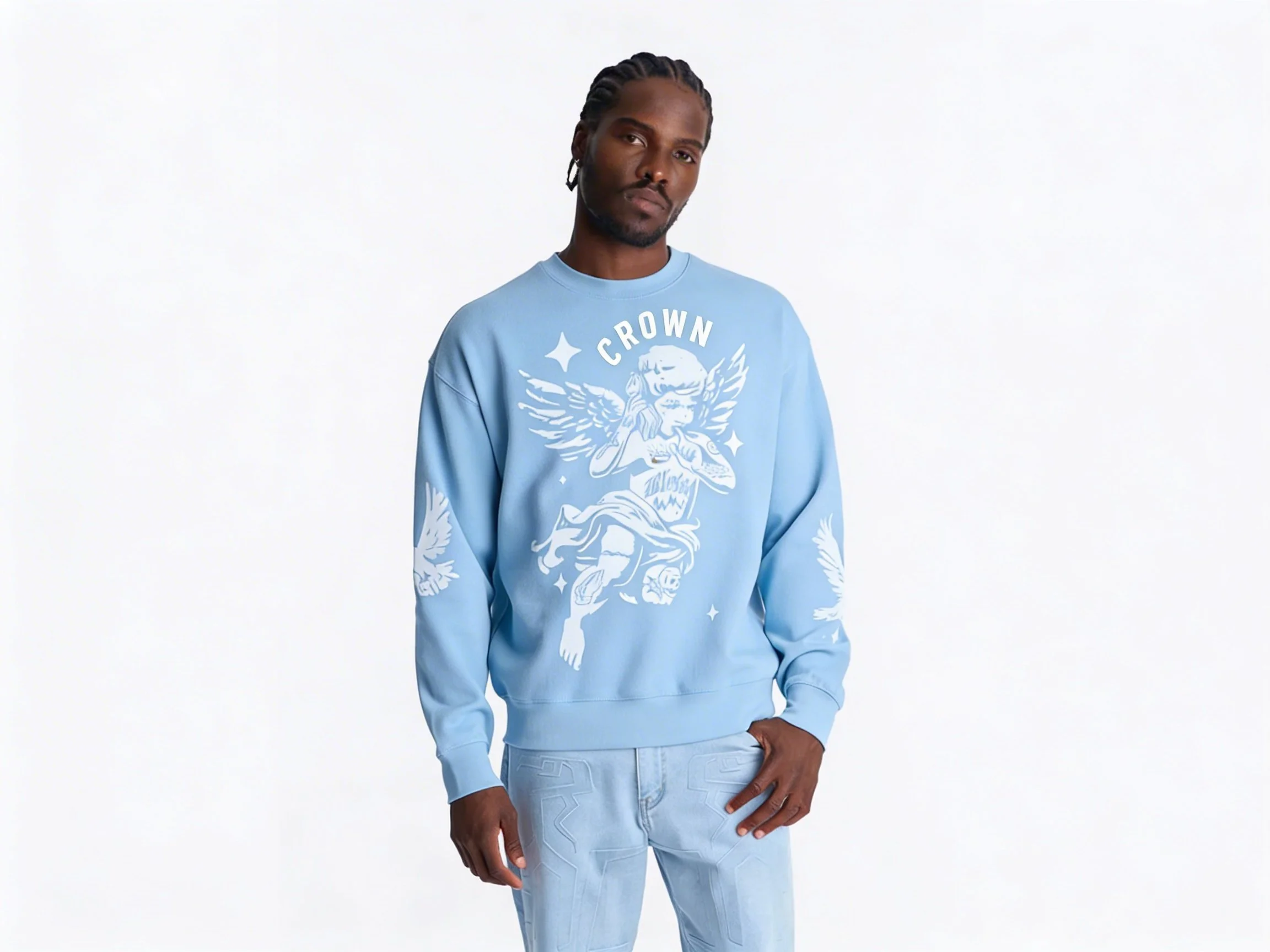 Crown Culture Baby Blue Cherub Crewneck Sweater007.JPG