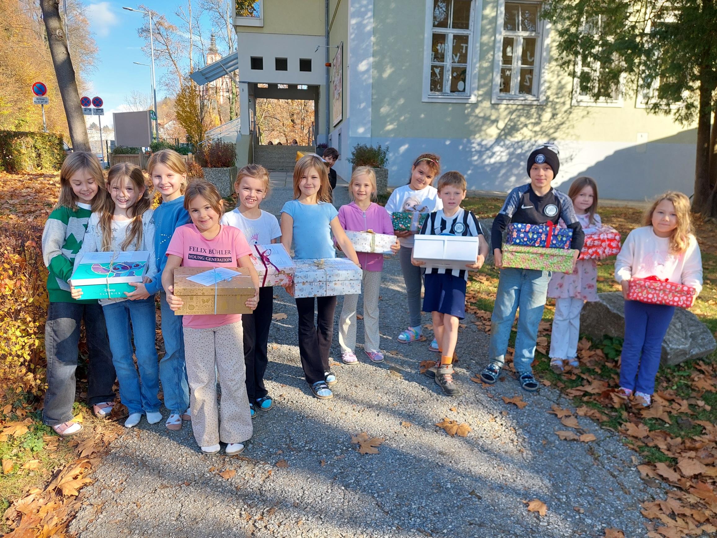 Weihnachten im Schuhkarton