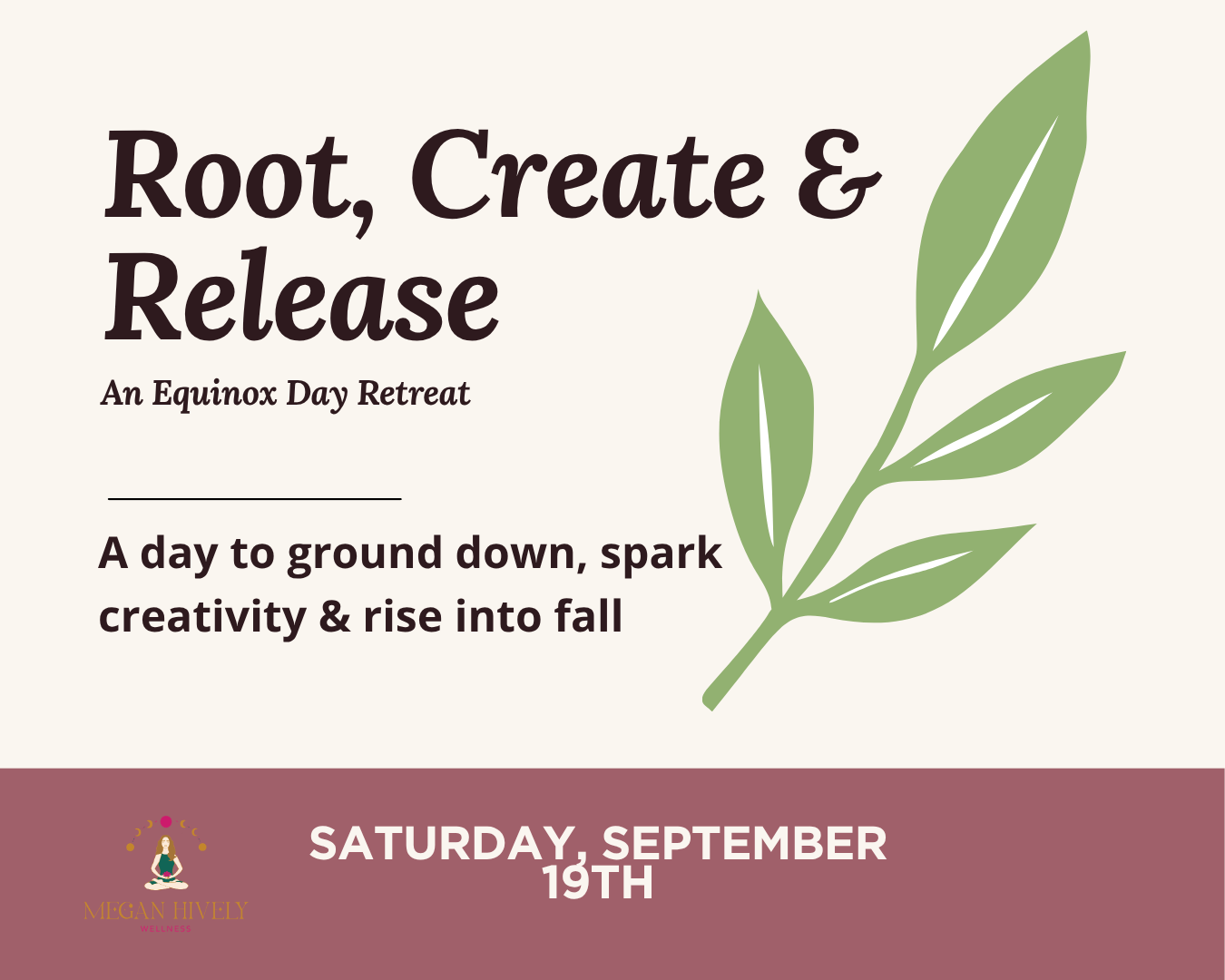 Root, Create and Release: A Fall Equinox Retreat