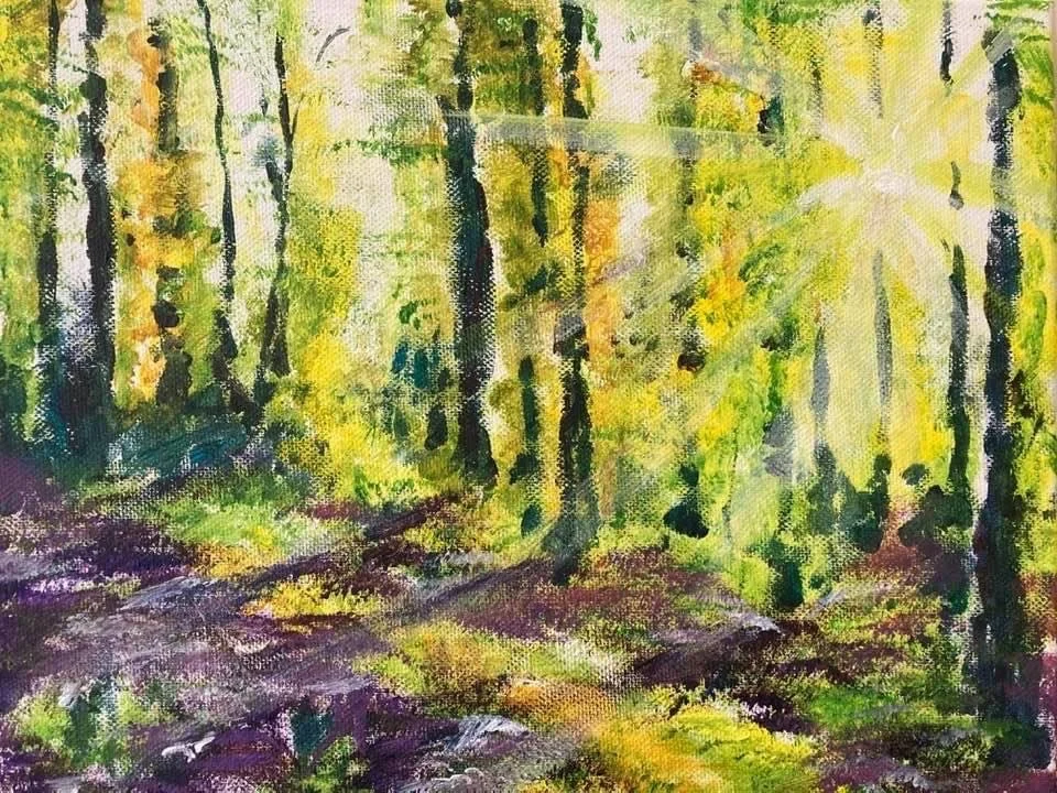 Hidden Forest Sunlight
£75
14x10
Acrylics