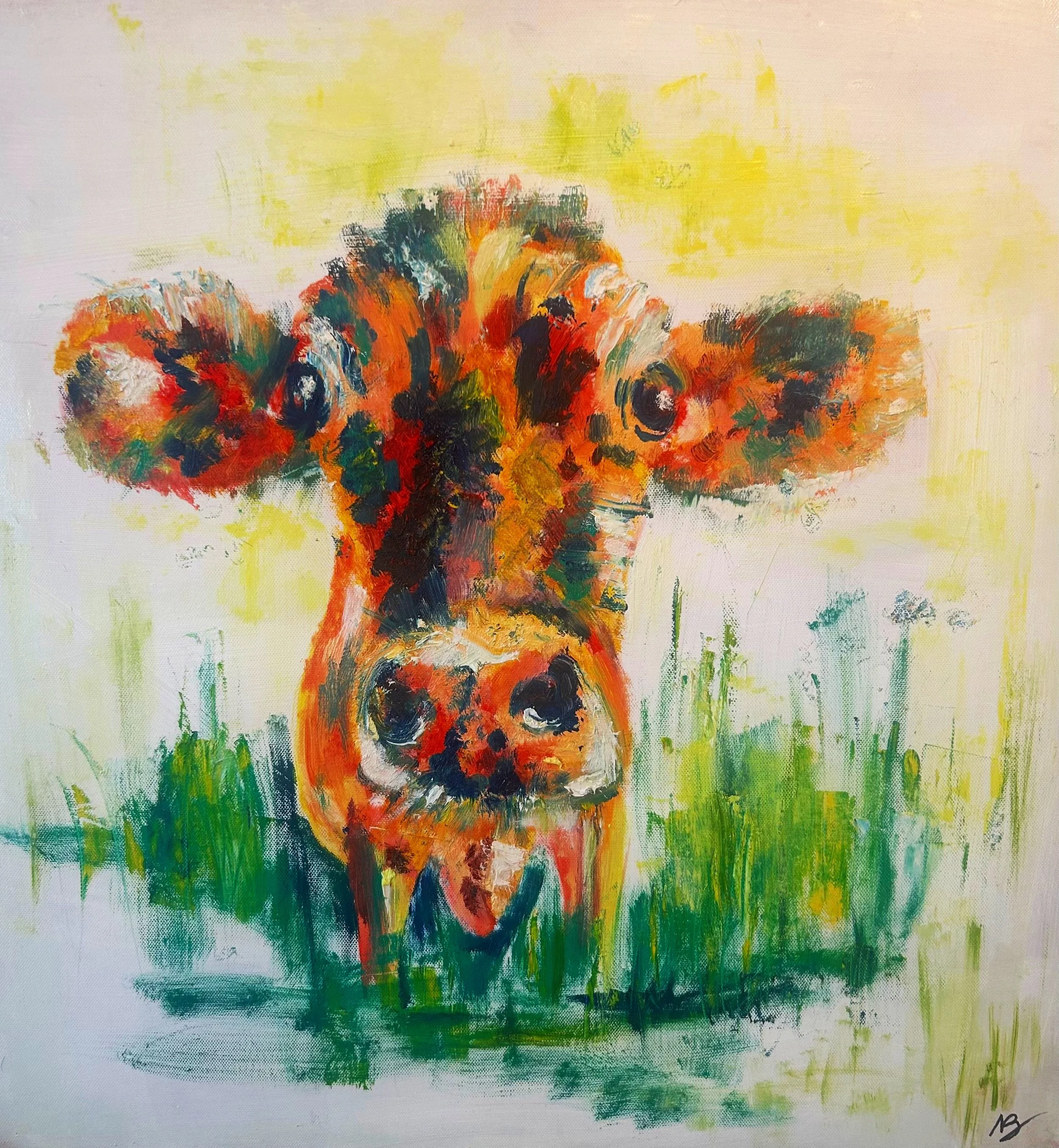 Cow in the Long Grass
£120
20X26
Oils