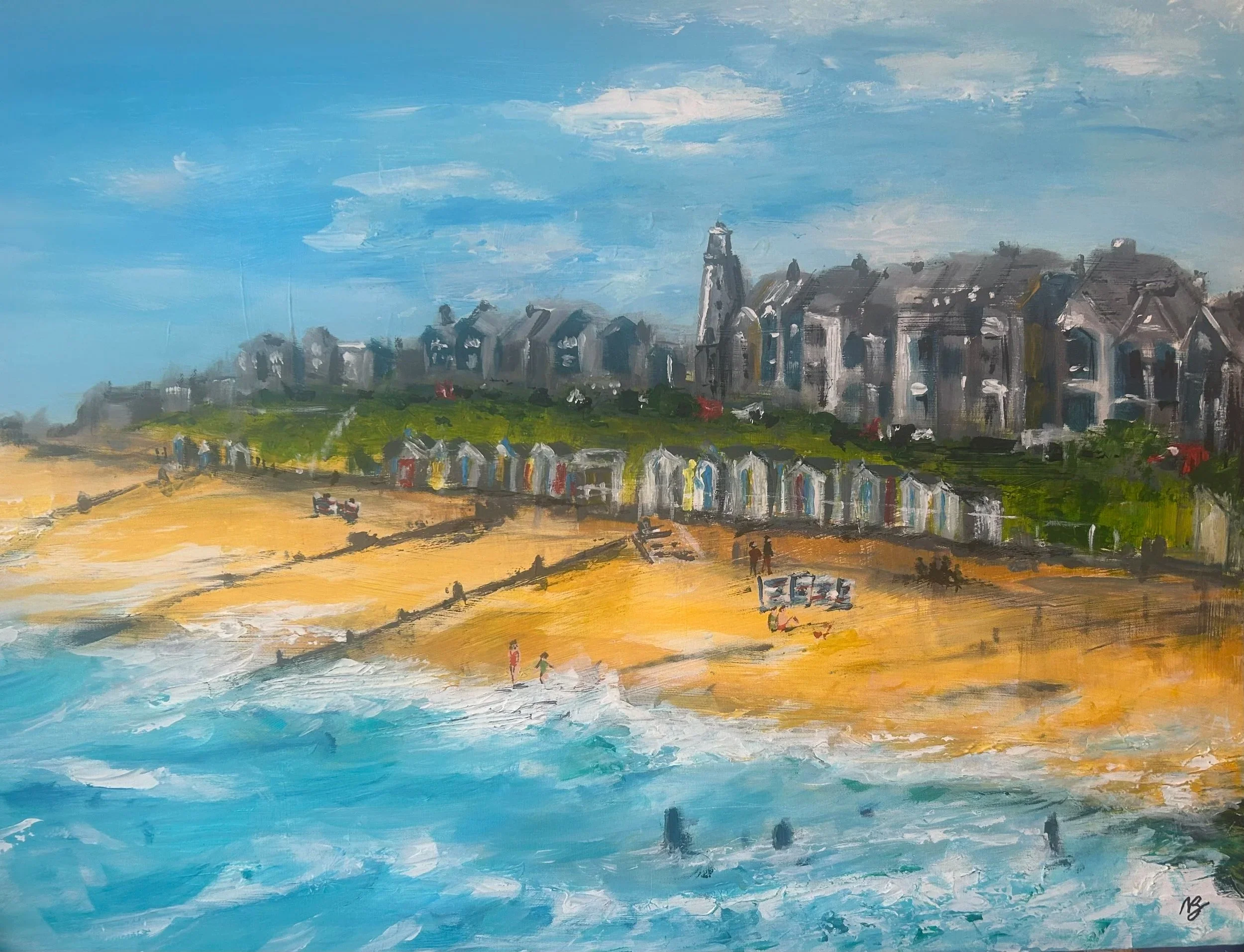 Summer Beach Fun at Southwold
£140
24"x32"
Acrylics