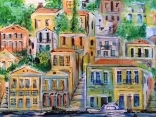 Venetian Town
18x22
Acrylics
