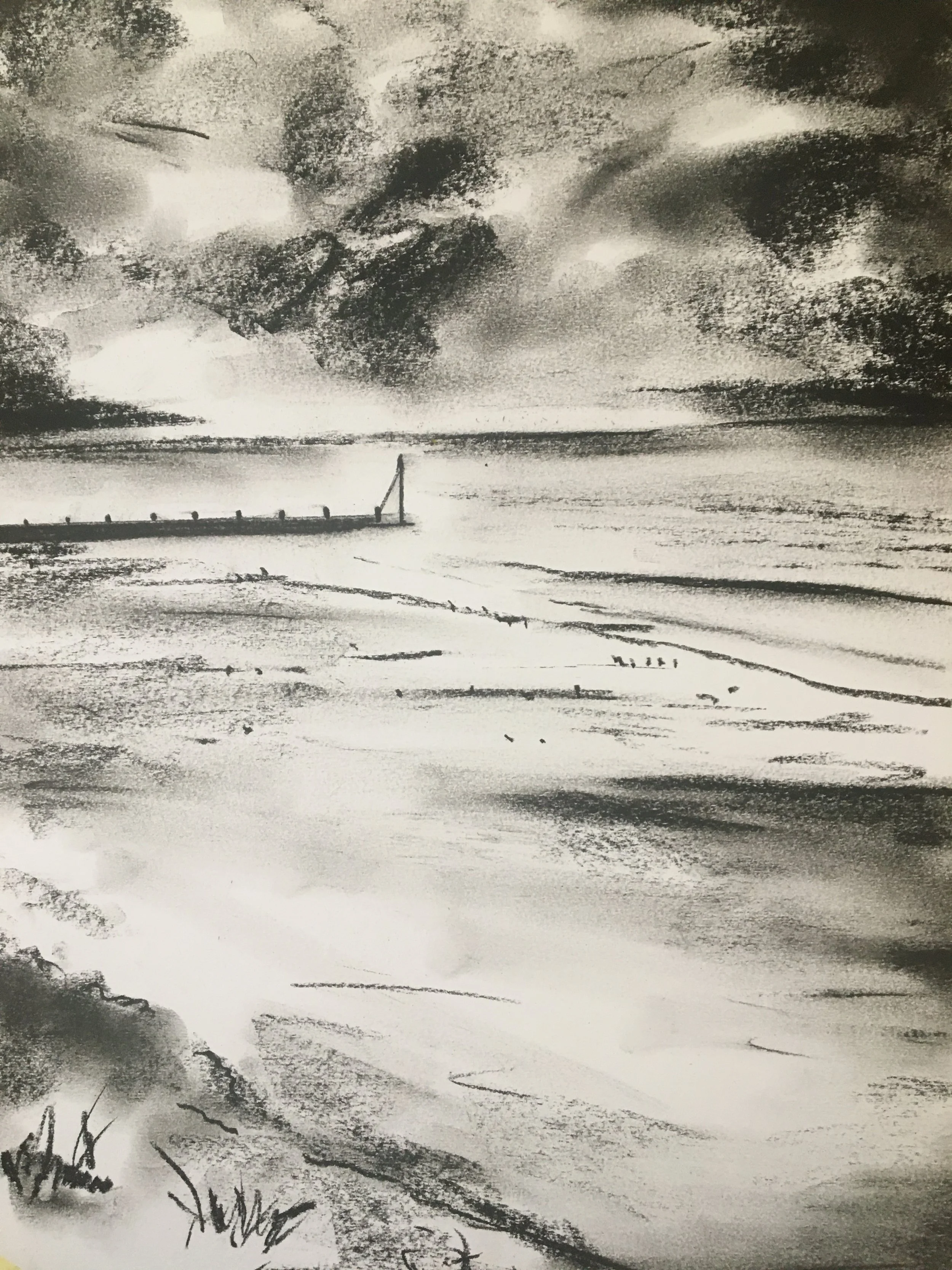 Darken seas
18x22
Charcoal