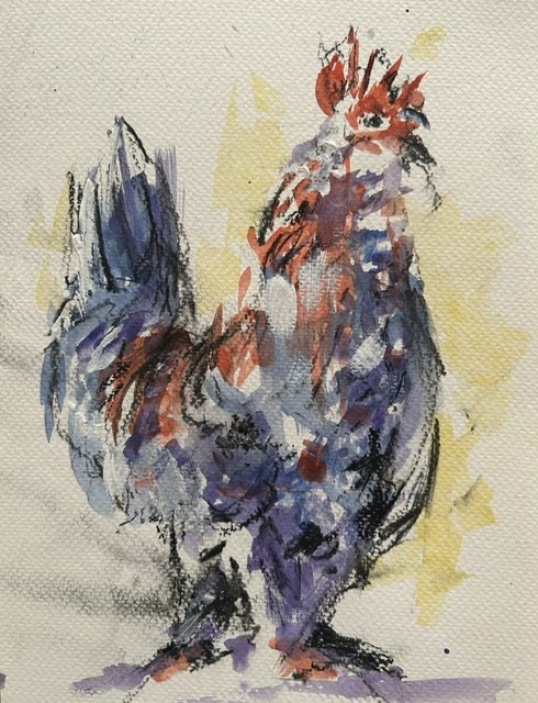 The Chicken
£65
15x12
Watercolours