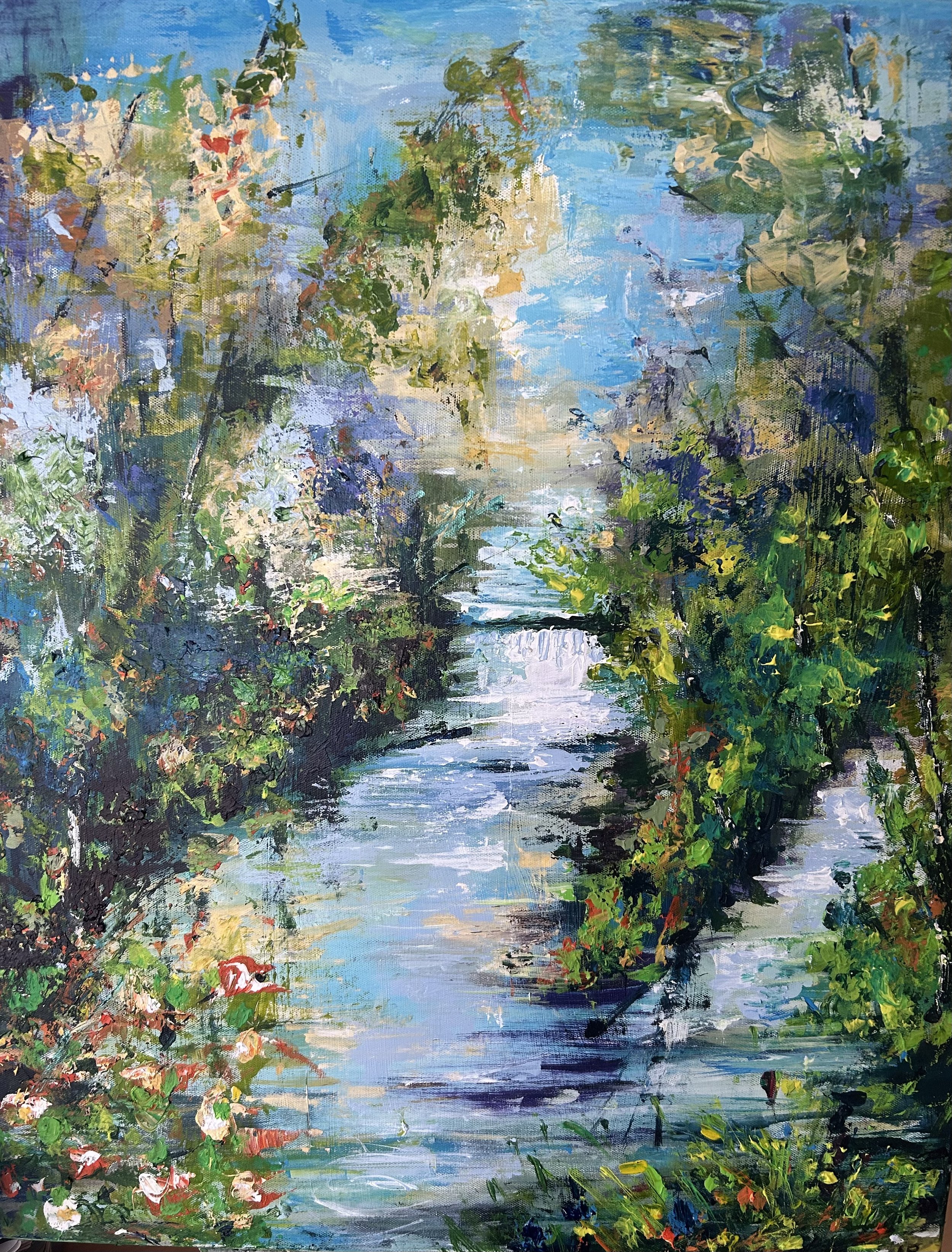 Hidden waterfall
20"x20"
Acrylics
£125