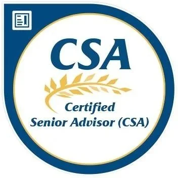 Certified Senior Advisor CSA credential badge