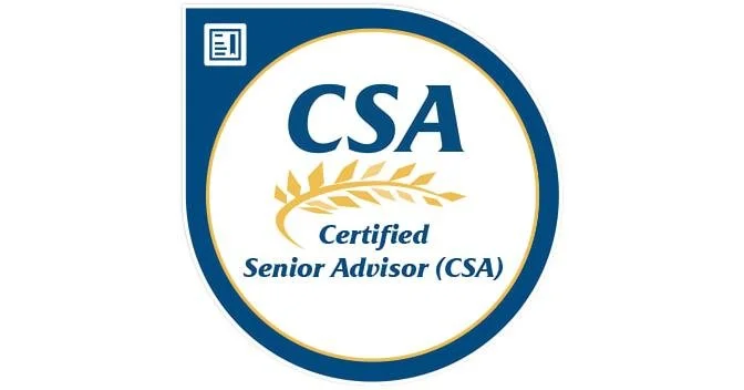 Certified Senior Advisor credential issued to Reza Mir