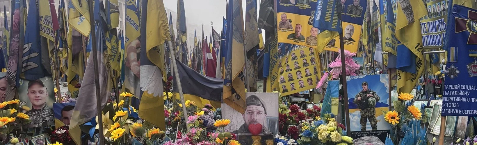 Ukraine war memorial