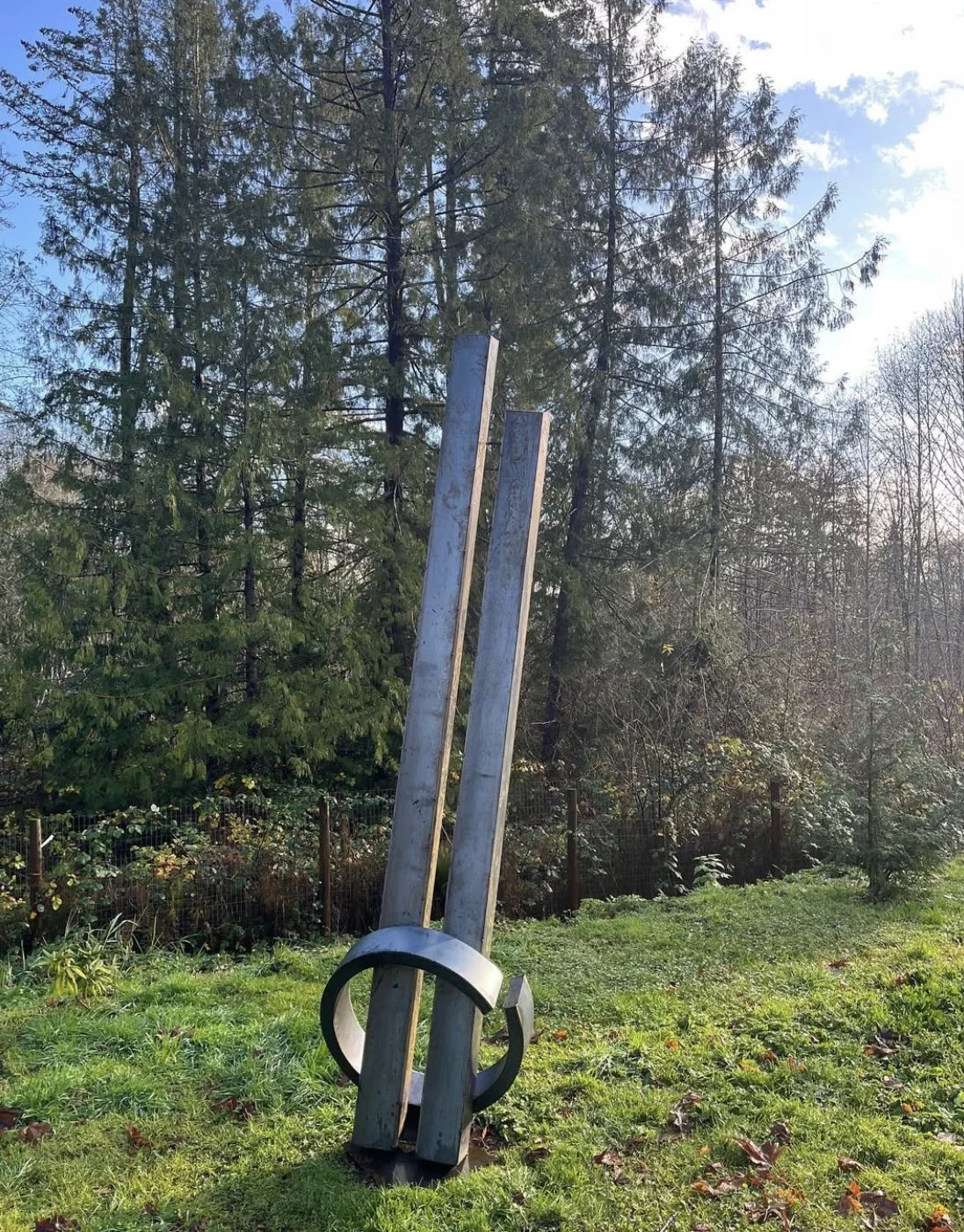 THROUGH THE VOID - 12' X 2' X 4' MILD STEEL WELDED
