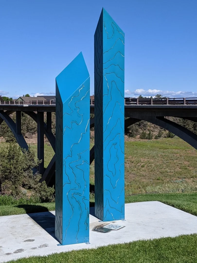TRAIL 413 - MILD STEEL, PAINTED SURFACE 8'X4'X4'