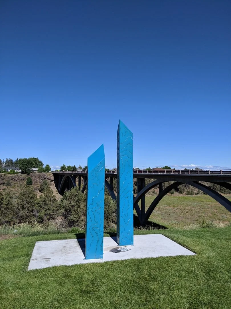 TRAIL 413 - MILD STEEL, PAINTED SURFACE 8'X4'X4'