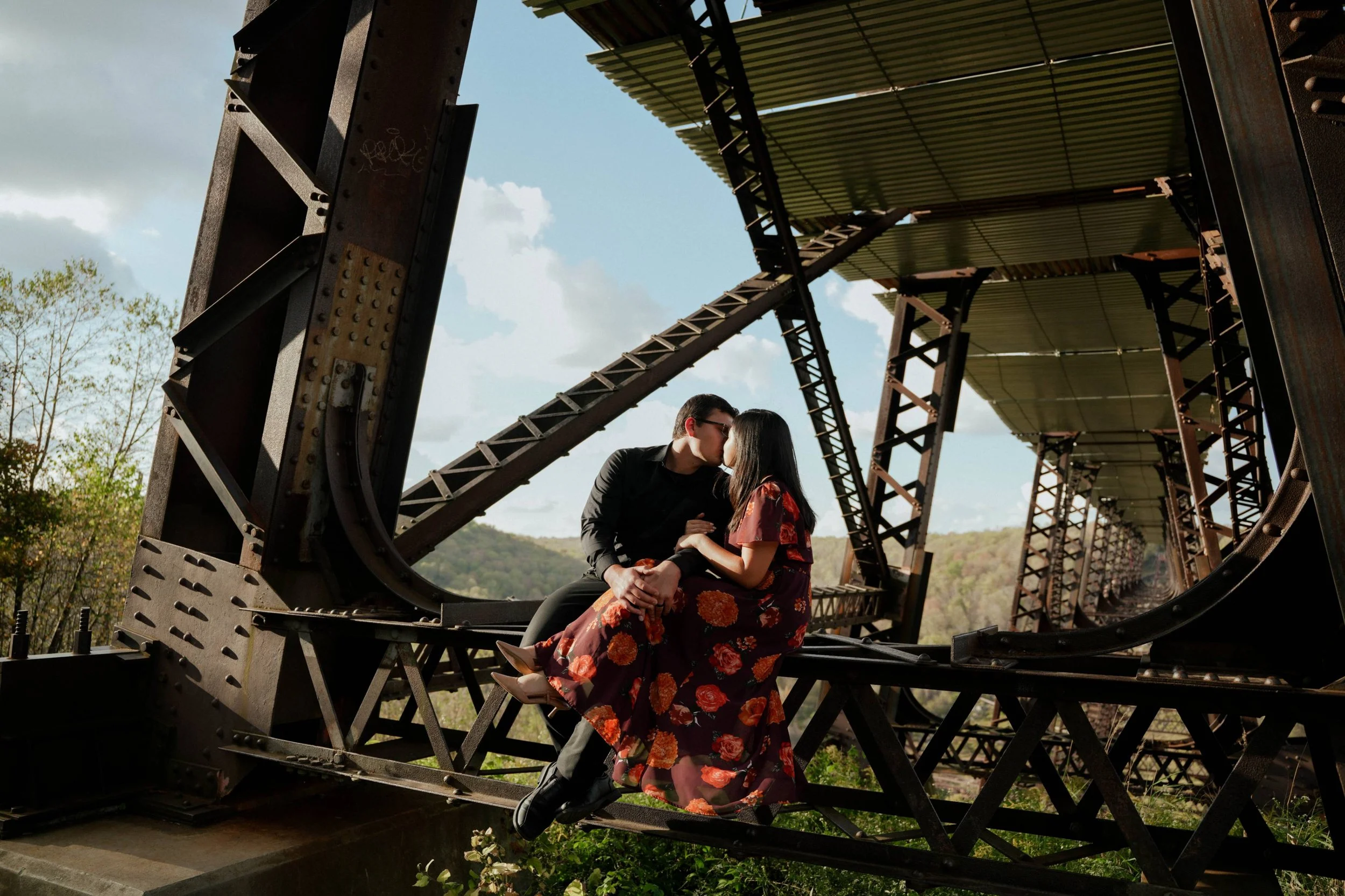 Molly and Colton’s Engagement Session at Kinzua Bridge State Park | Full Gallery 