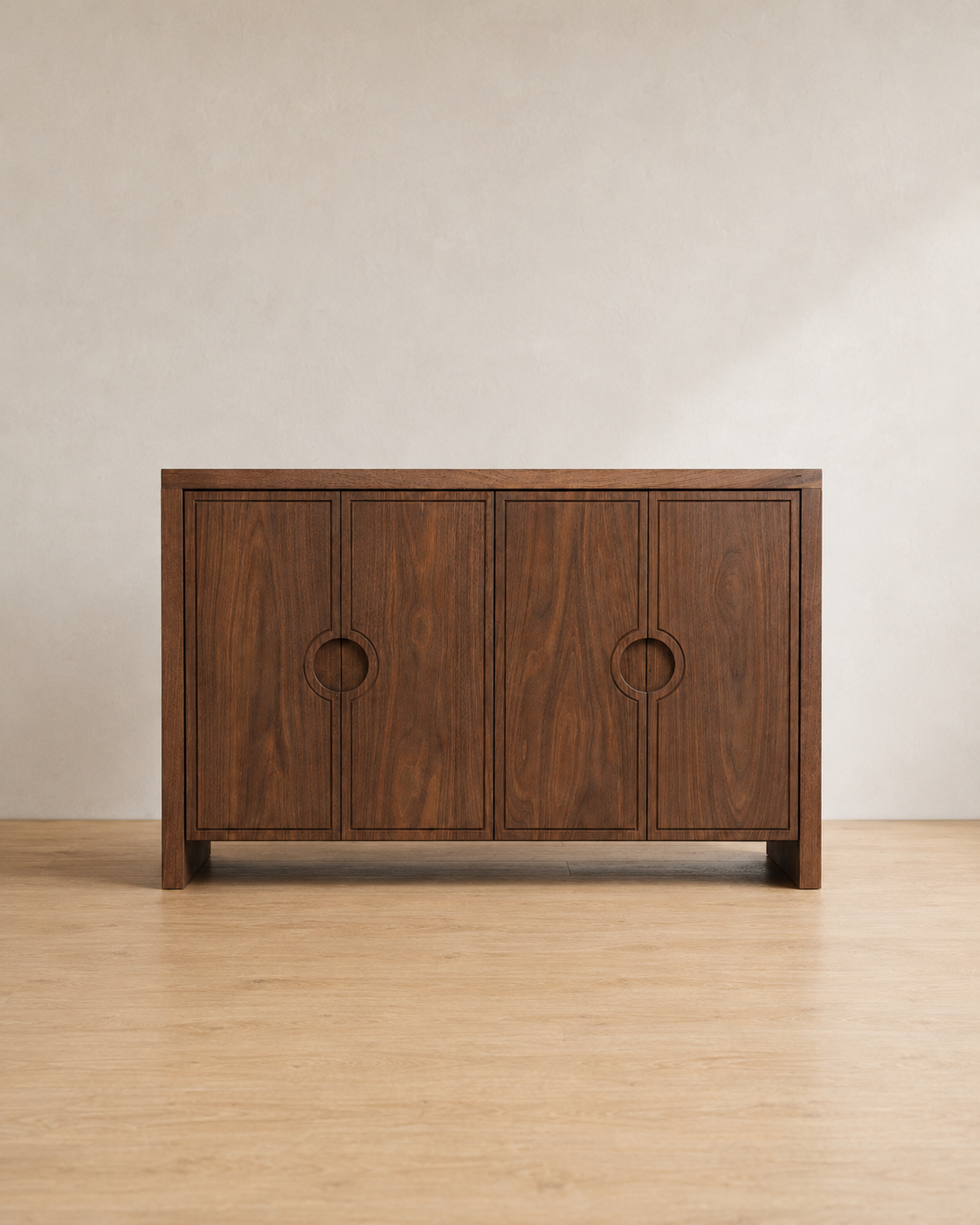 Laura Natural Walnut Side Cabinet