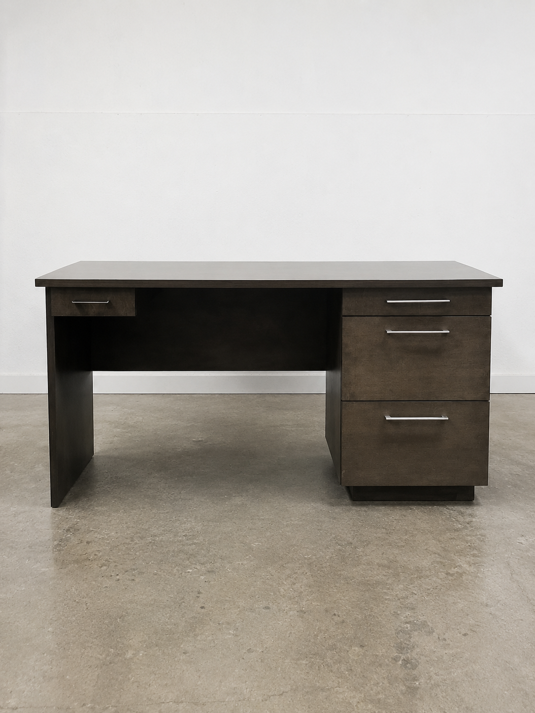 Dark Maple Office Desk