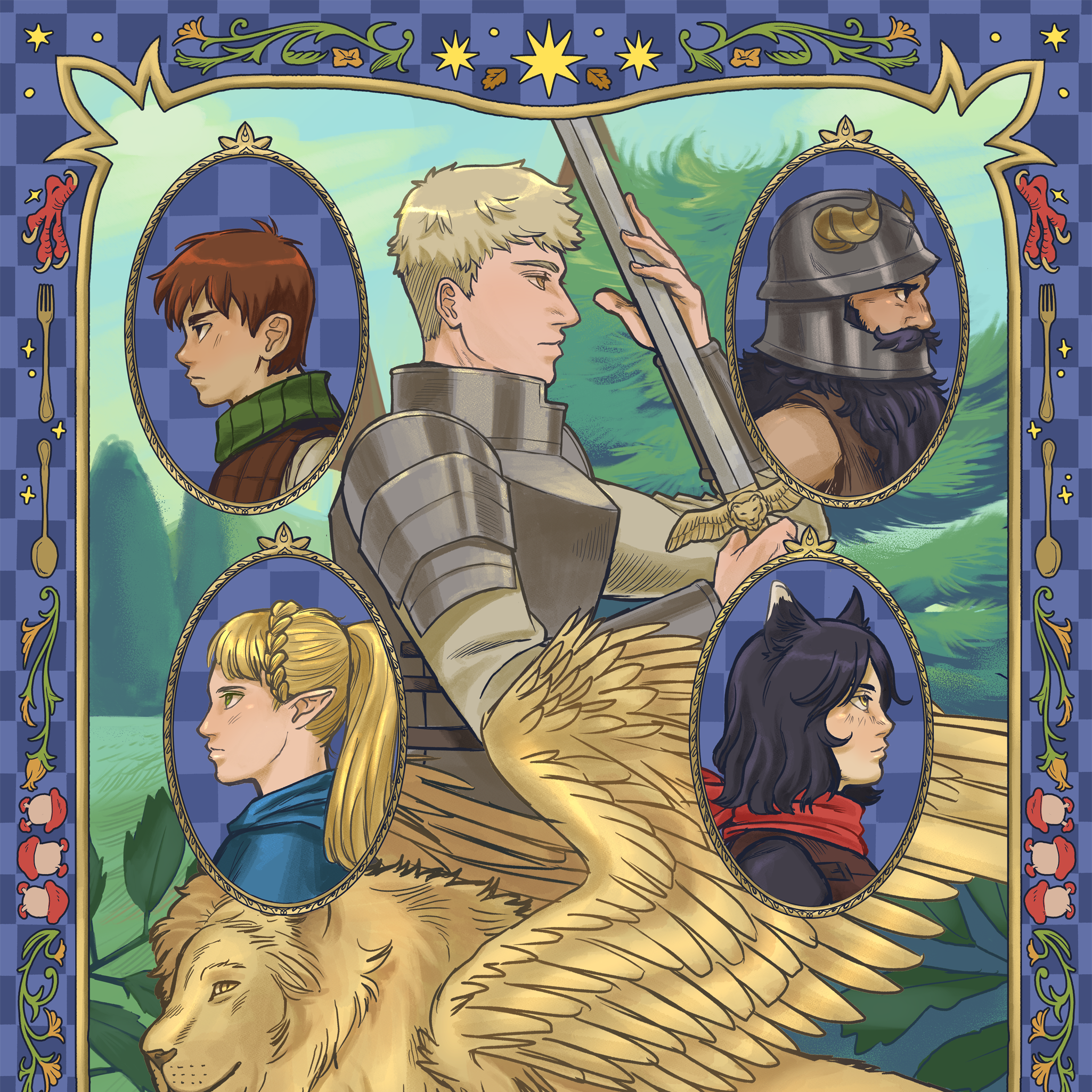 Delicious In Dungeon Illustrated Manuscript