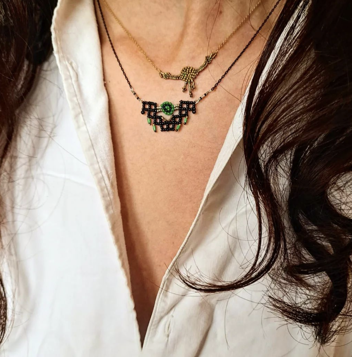 Gold Circular Necklace