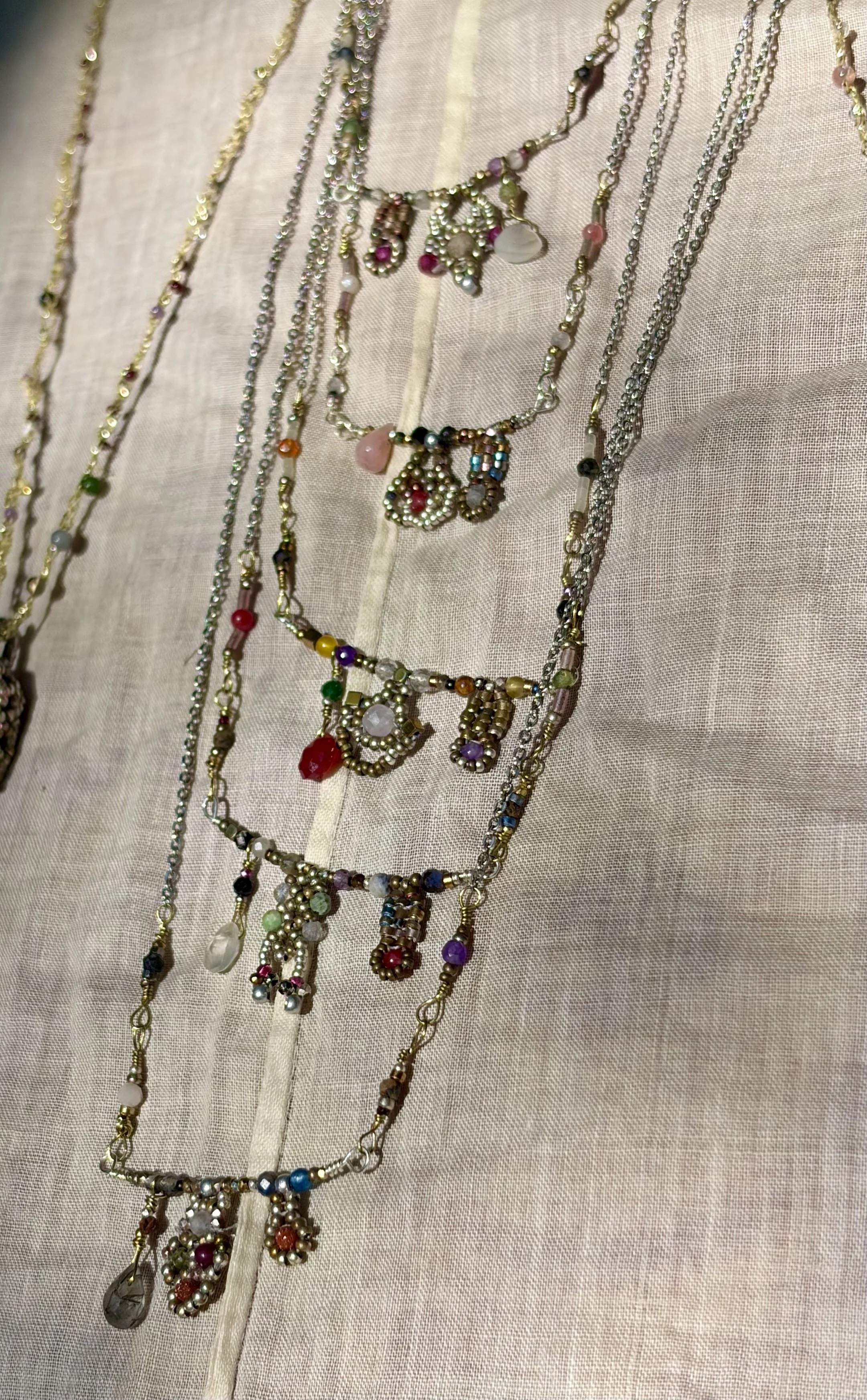 Mixed Gemstone Necklace