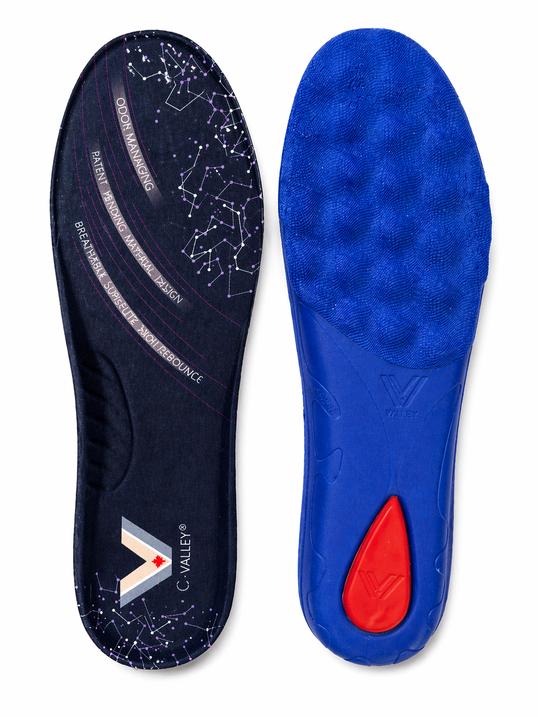 Comfort Insoles for Men & Women Lightweight Breathable Shock Absorption High Rebound Cushioning Insoles