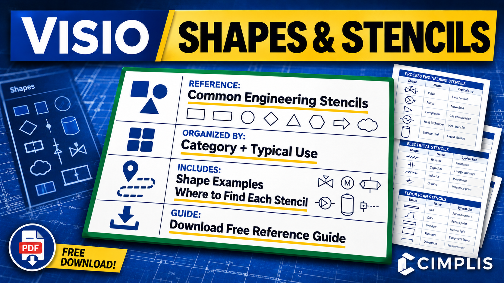 Visio Shapes and Stencils Reference Guide